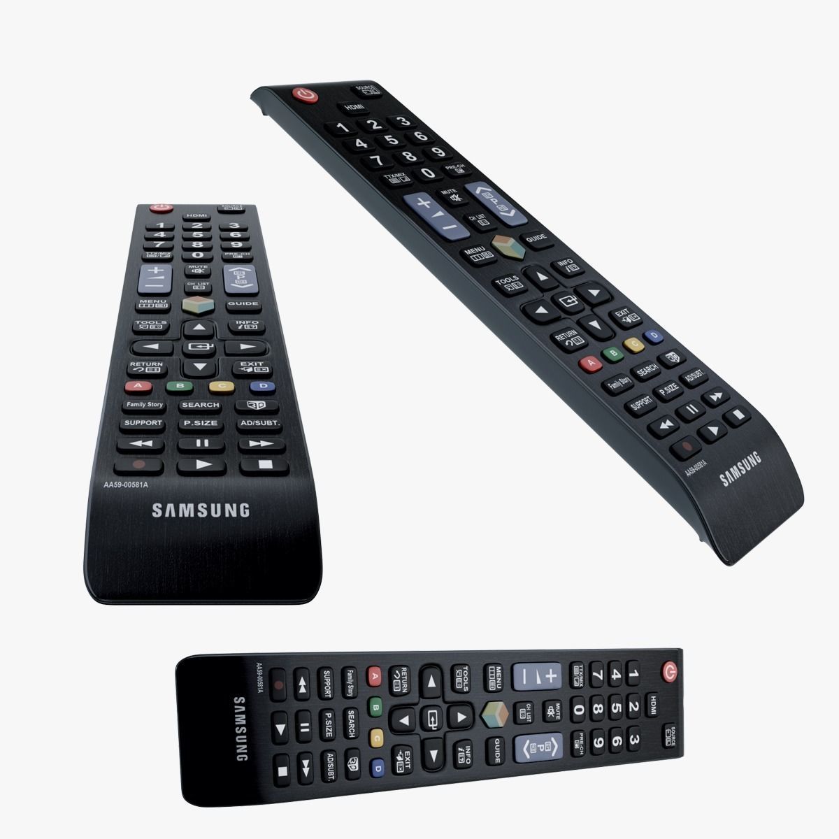 TV Wall Mounted 3D model_22