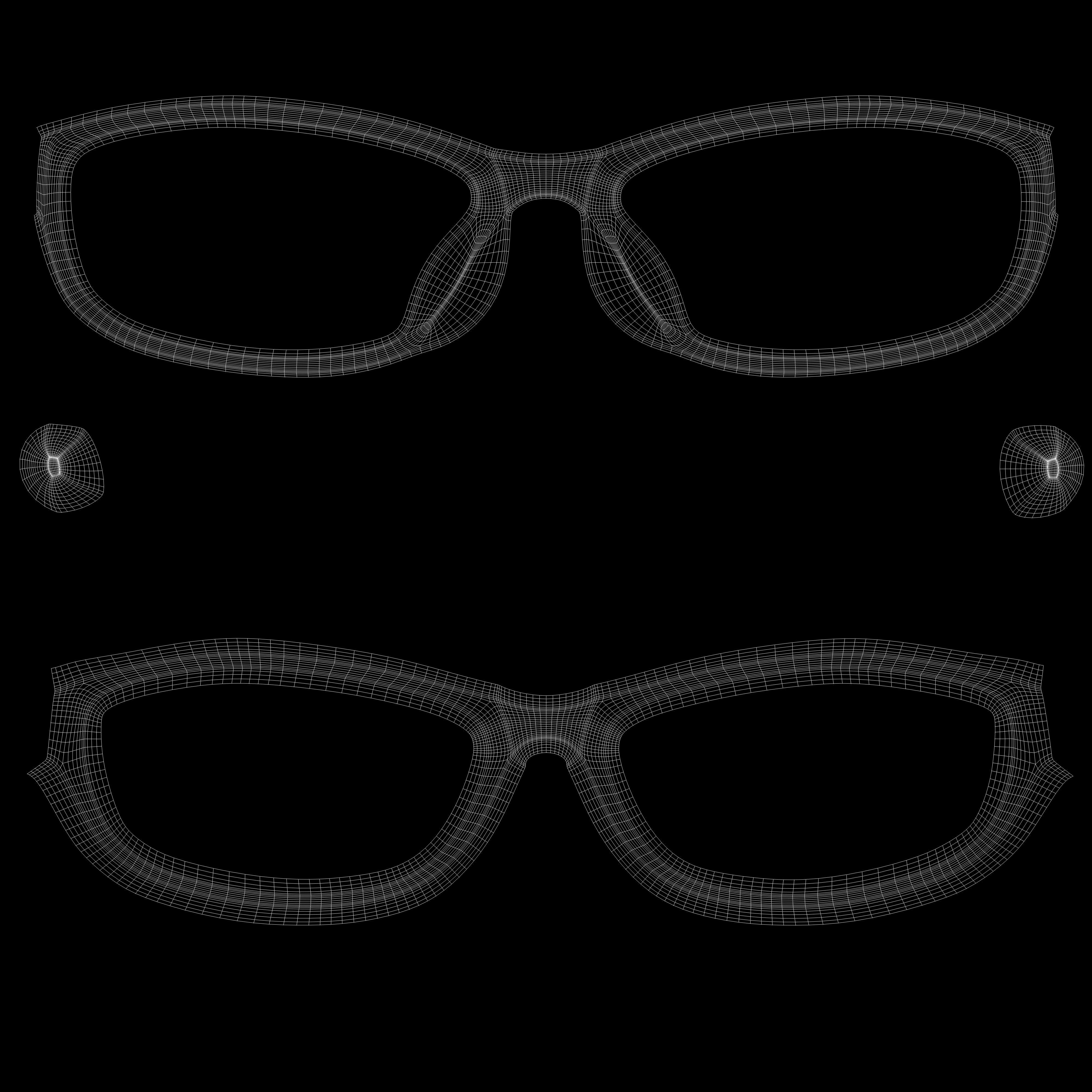 Eyeglasses for Men and Women 3D print model_10