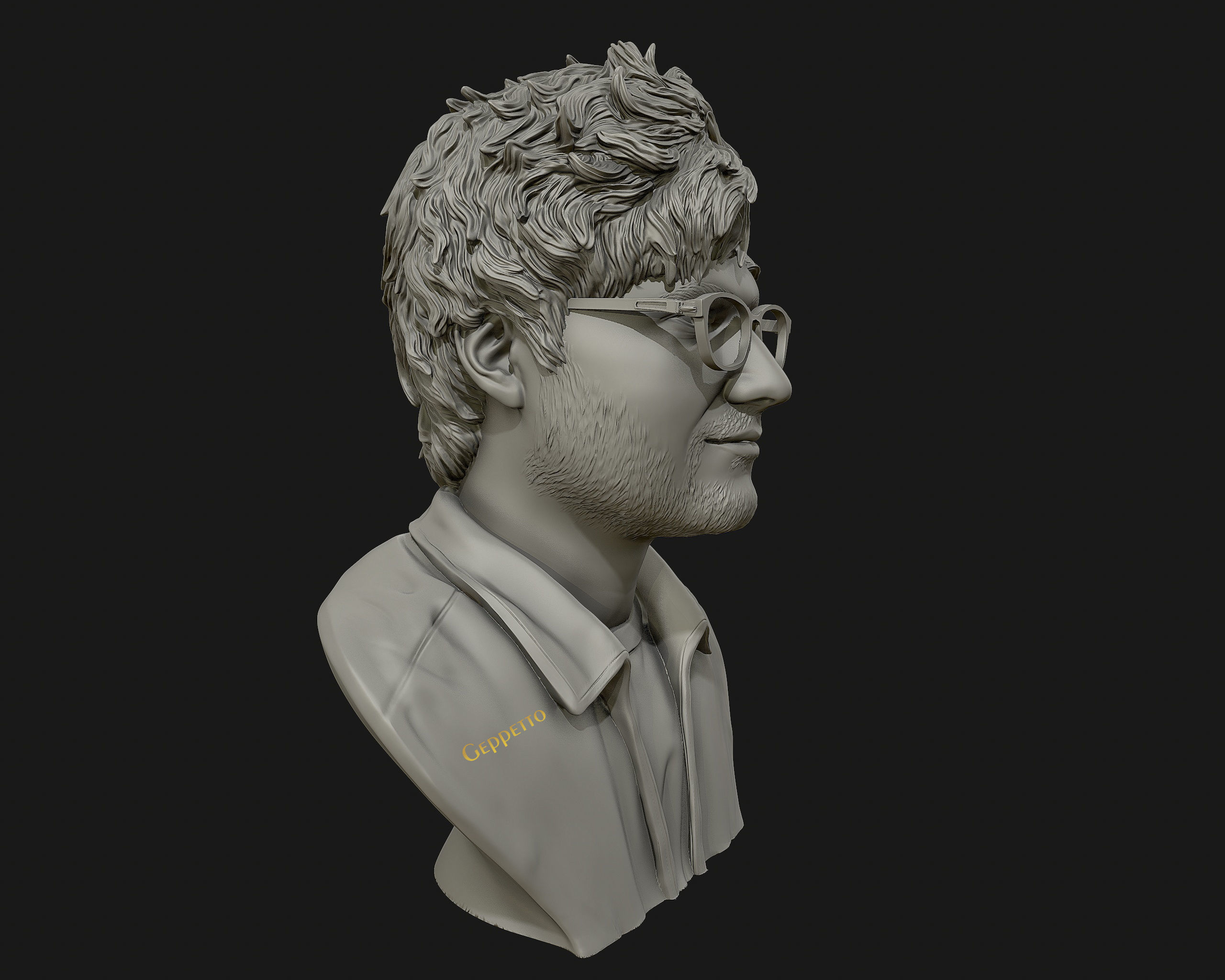 Ed Sheeran sculpture ready to 3D print 3D print model_28
