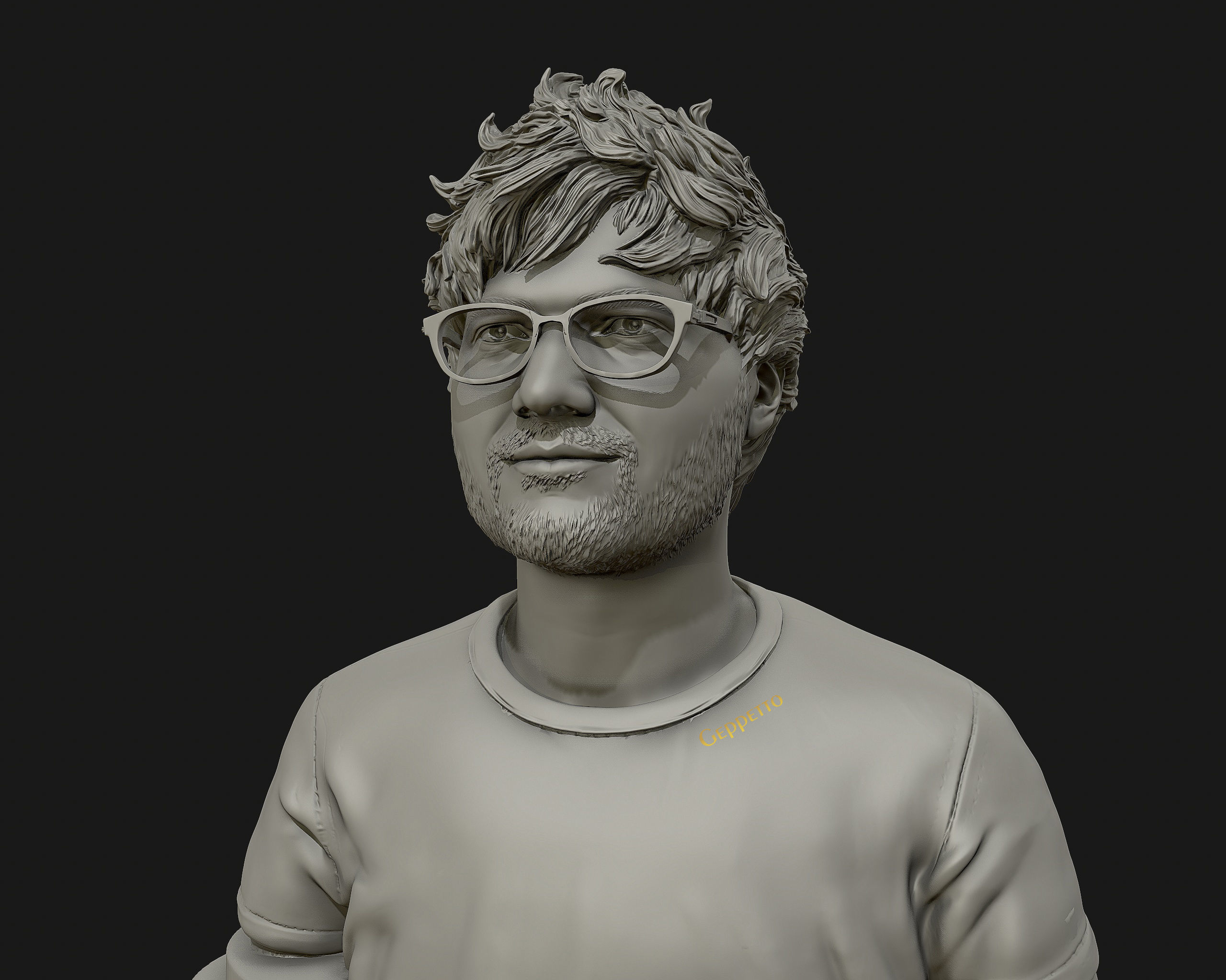 Ed Sheeran sculpture ready to 3D print 3D print model_17