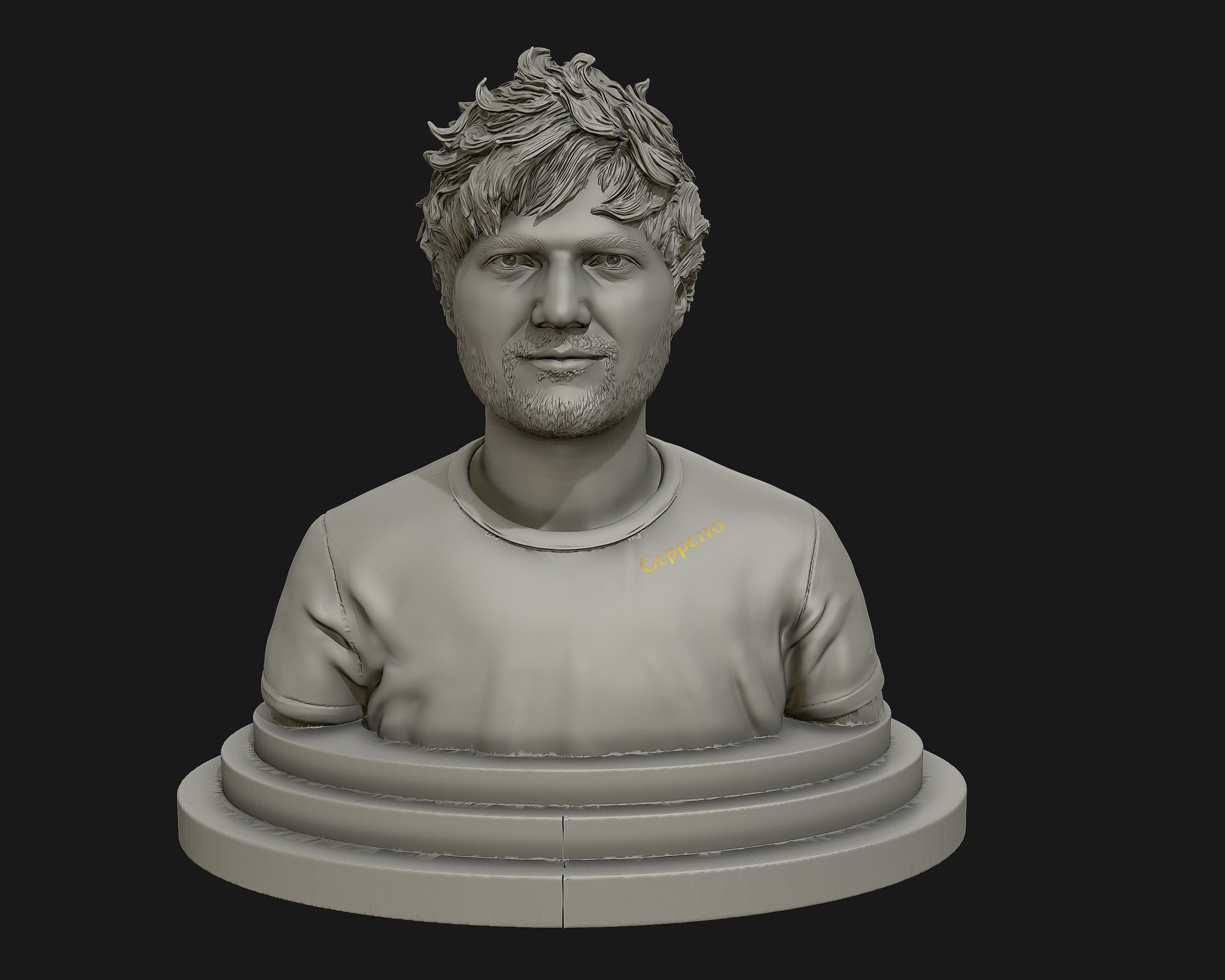 Ed Sheeran sculpture ready to 3D print 3D print model_40