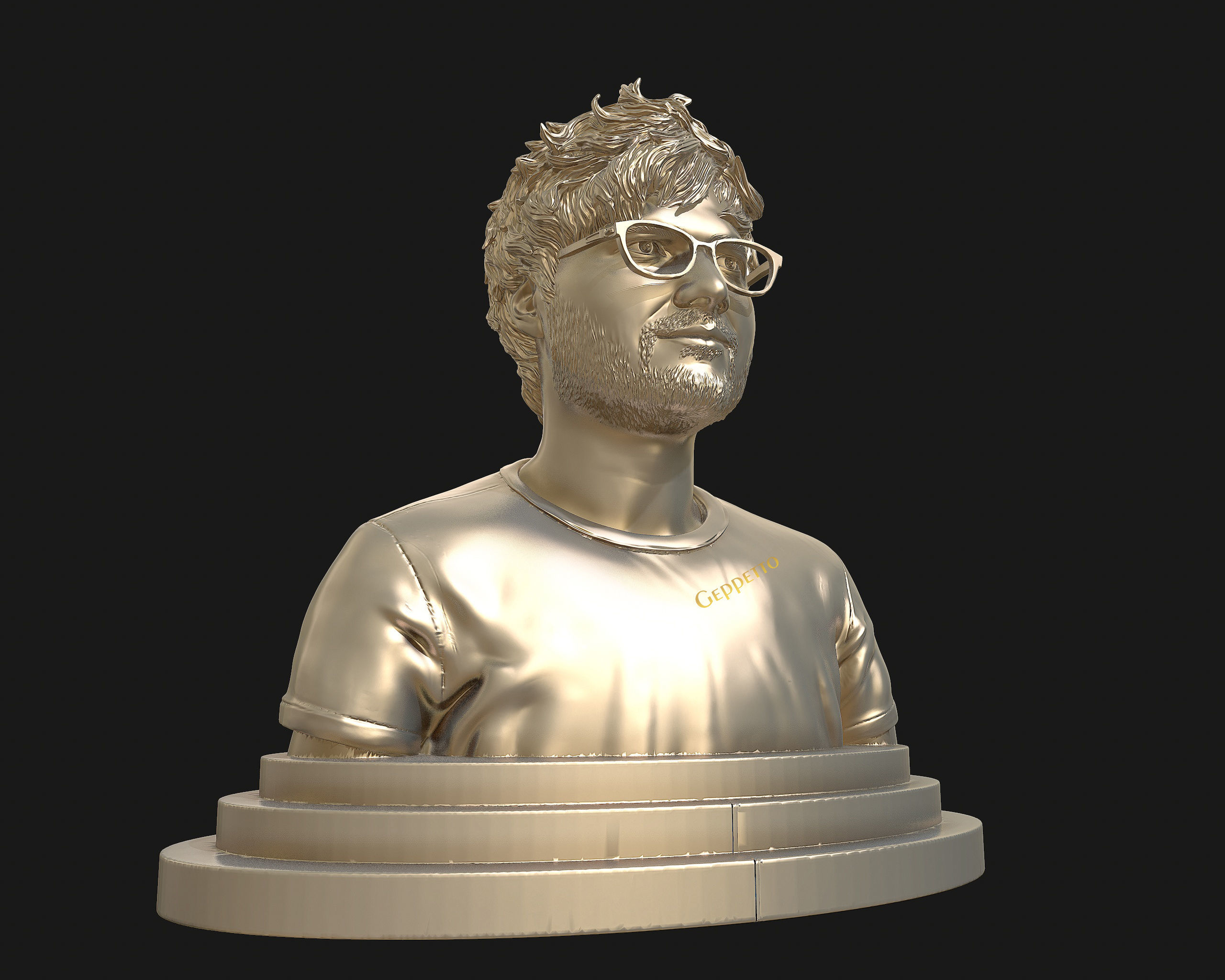 Ed Sheeran sculpture ready to 3D print 3D print model_31