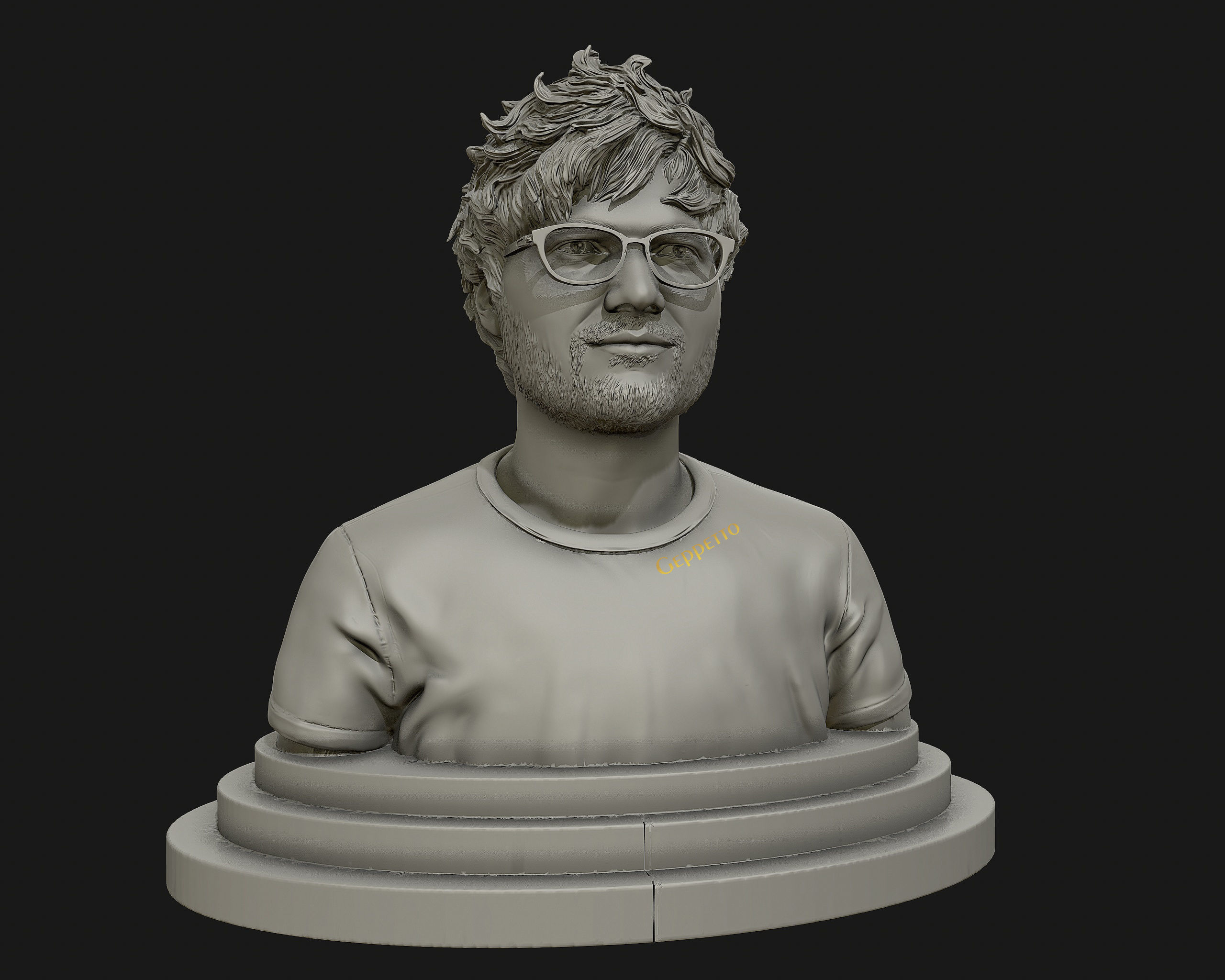 Ed Sheeran sculpture ready to 3D print 3D print model_51