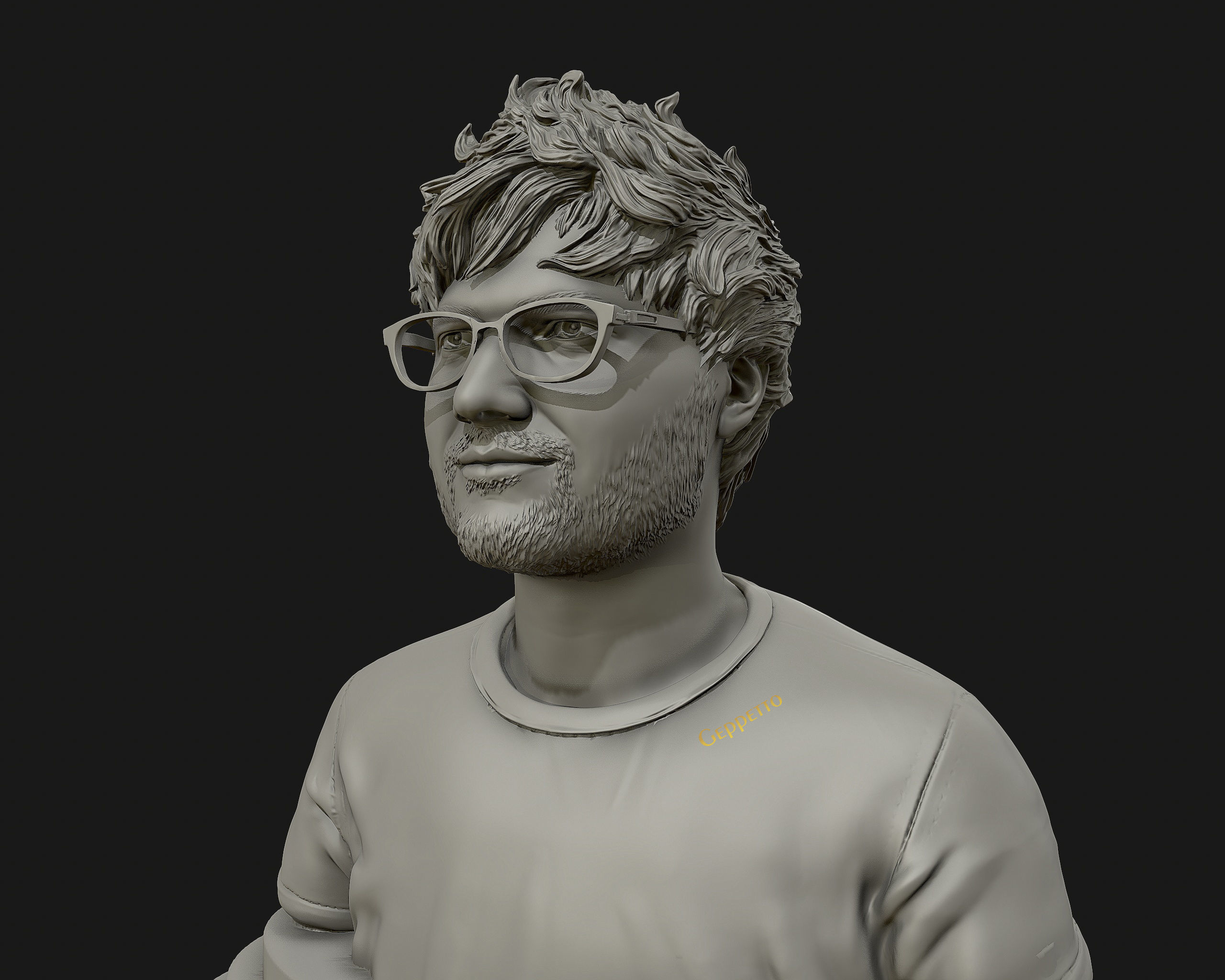 Ed Sheeran sculpture ready to 3D print 3D print model_18
