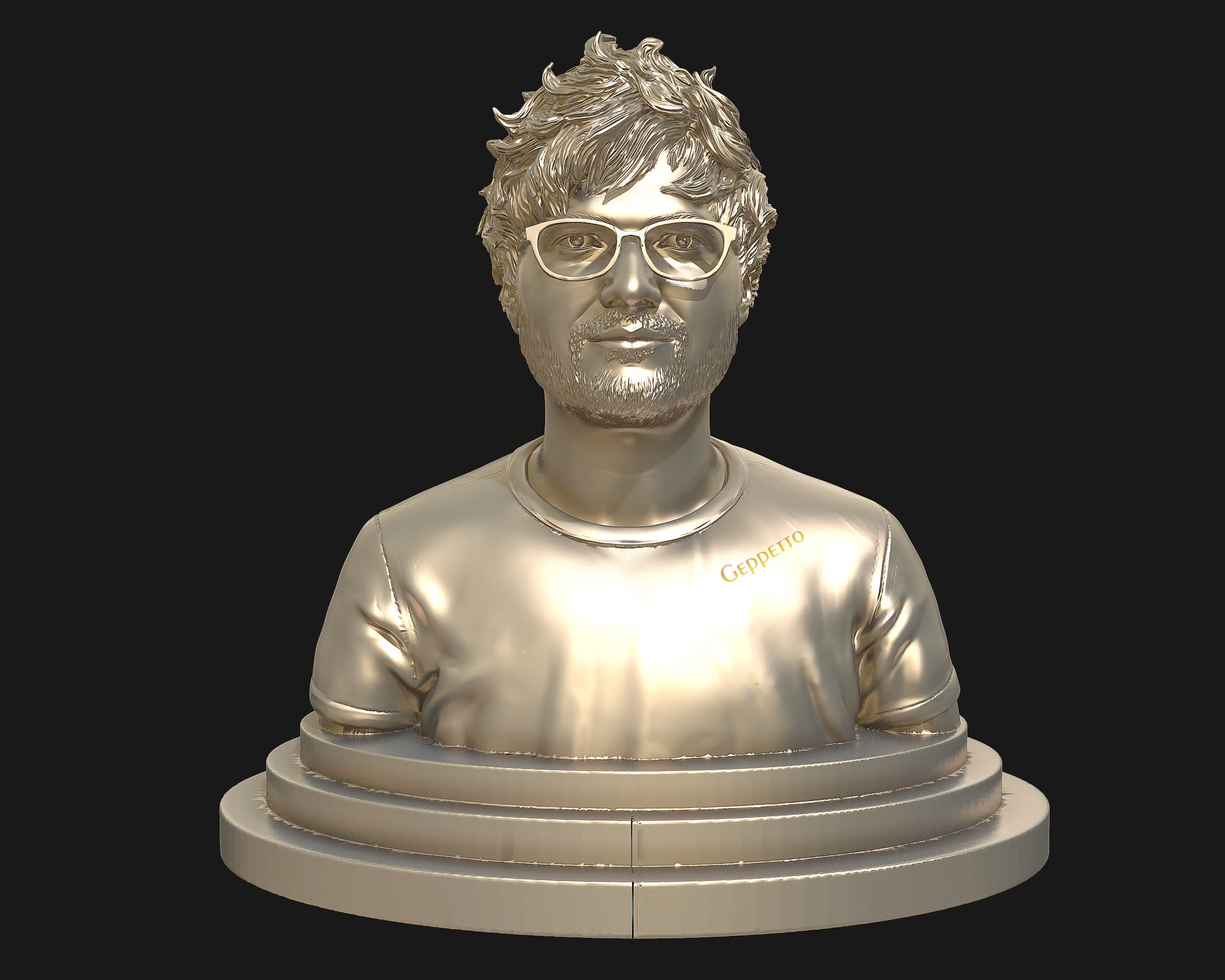 Ed Sheeran sculpture ready to 3D print 3D print model_24
