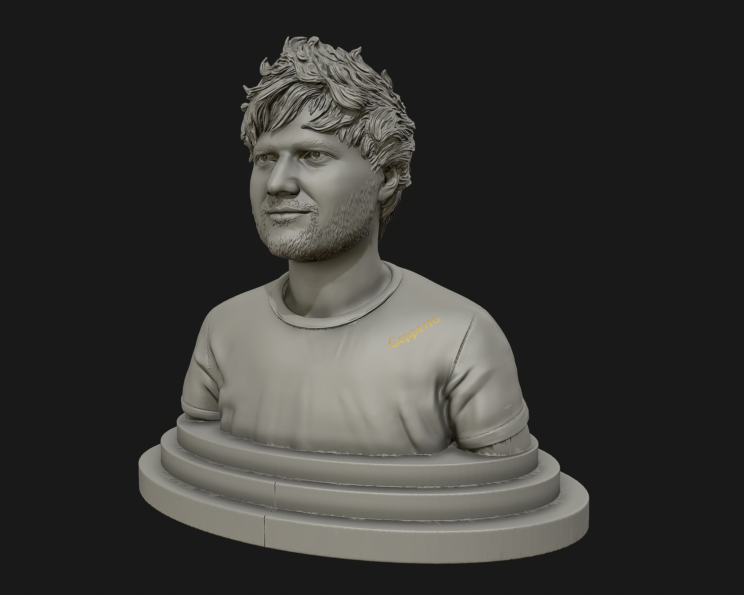 Ed Sheeran sculpture ready to 3D print 3D print model_42