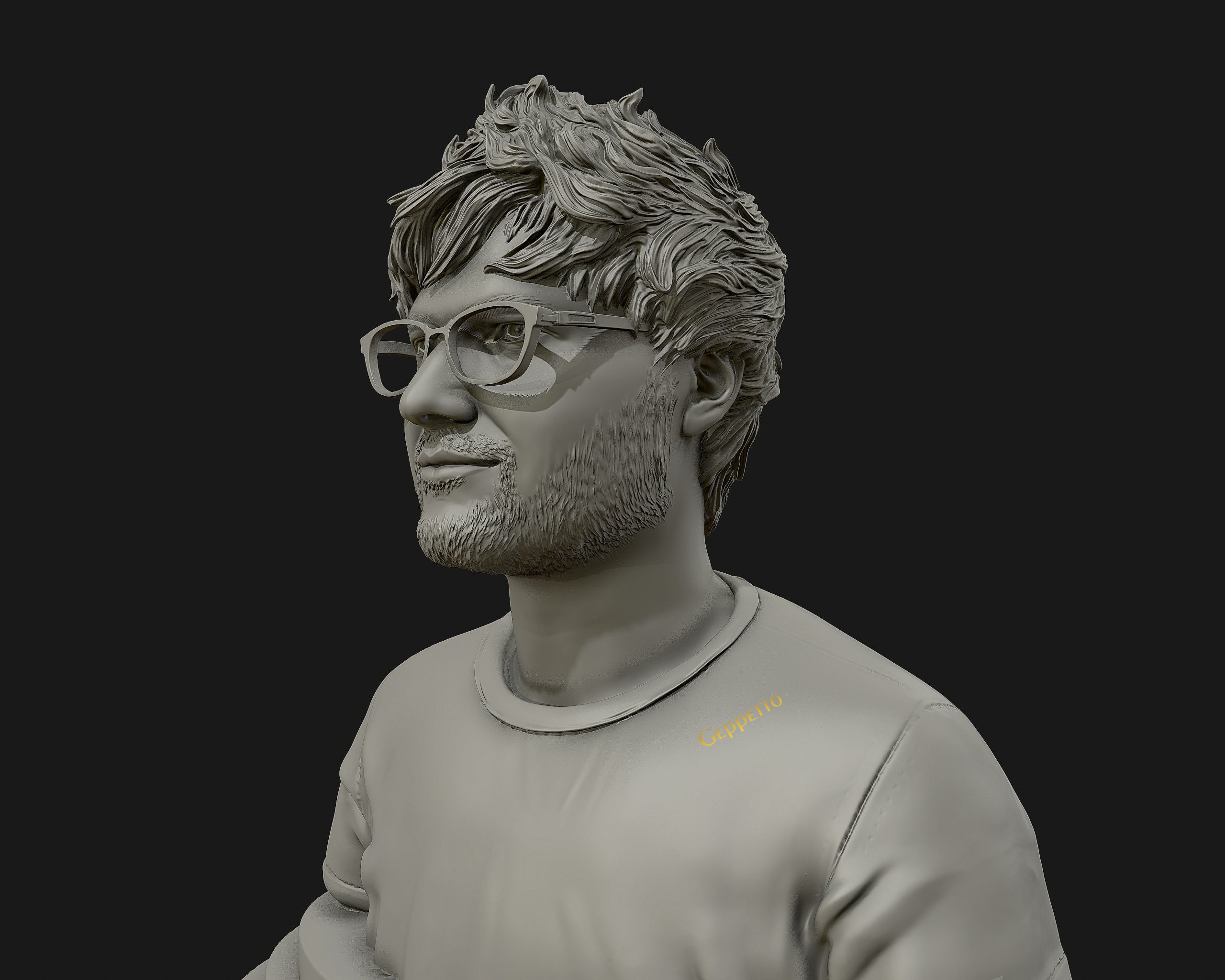 Ed Sheeran sculpture ready to 3D print 3D print model_19