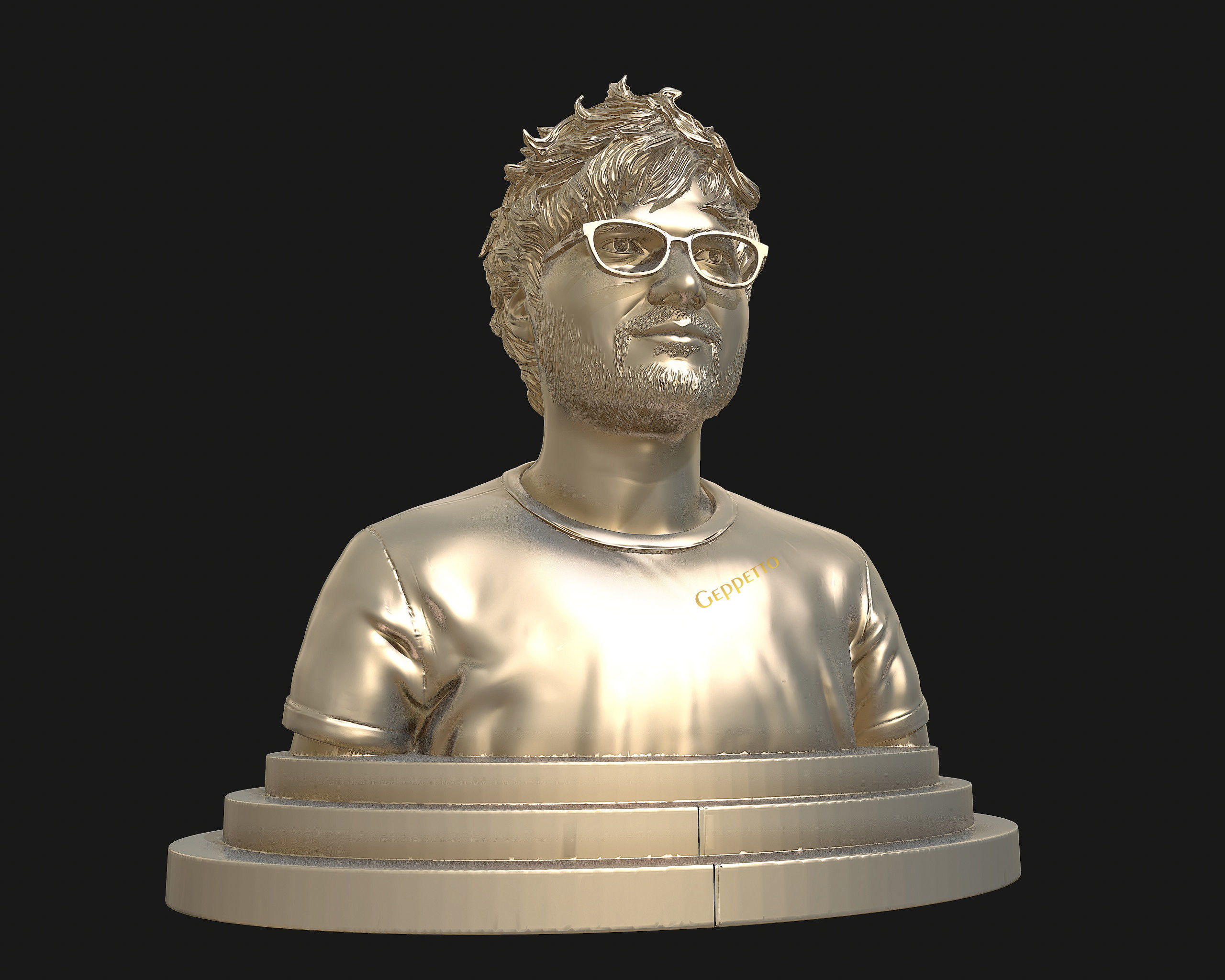 Ed Sheeran sculpture ready to 3D print 3D print model_32