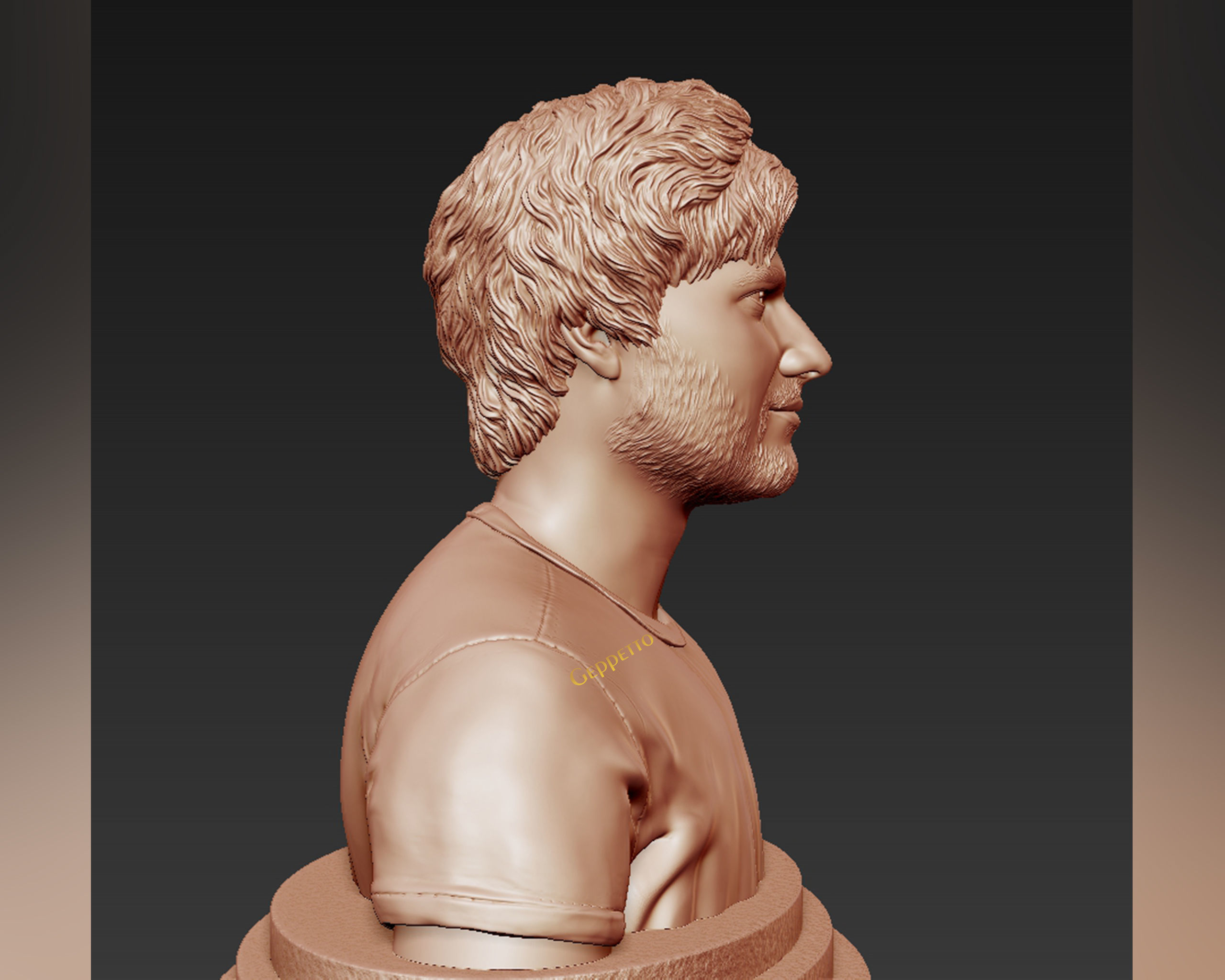 Ed Sheeran sculpture ready to 3D print 3D print model_34