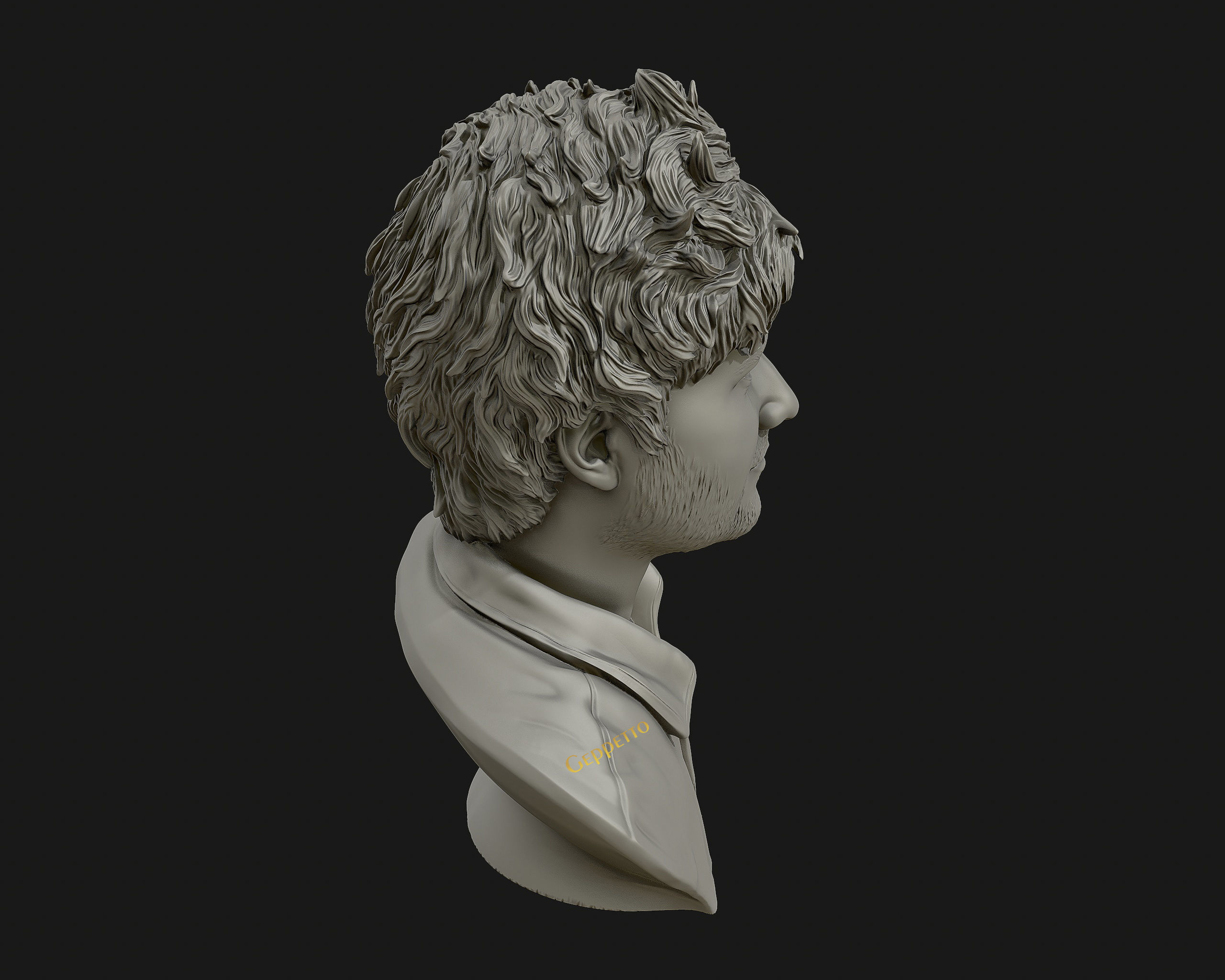 Ed Sheeran sculpture ready to 3D print 3D print model_37