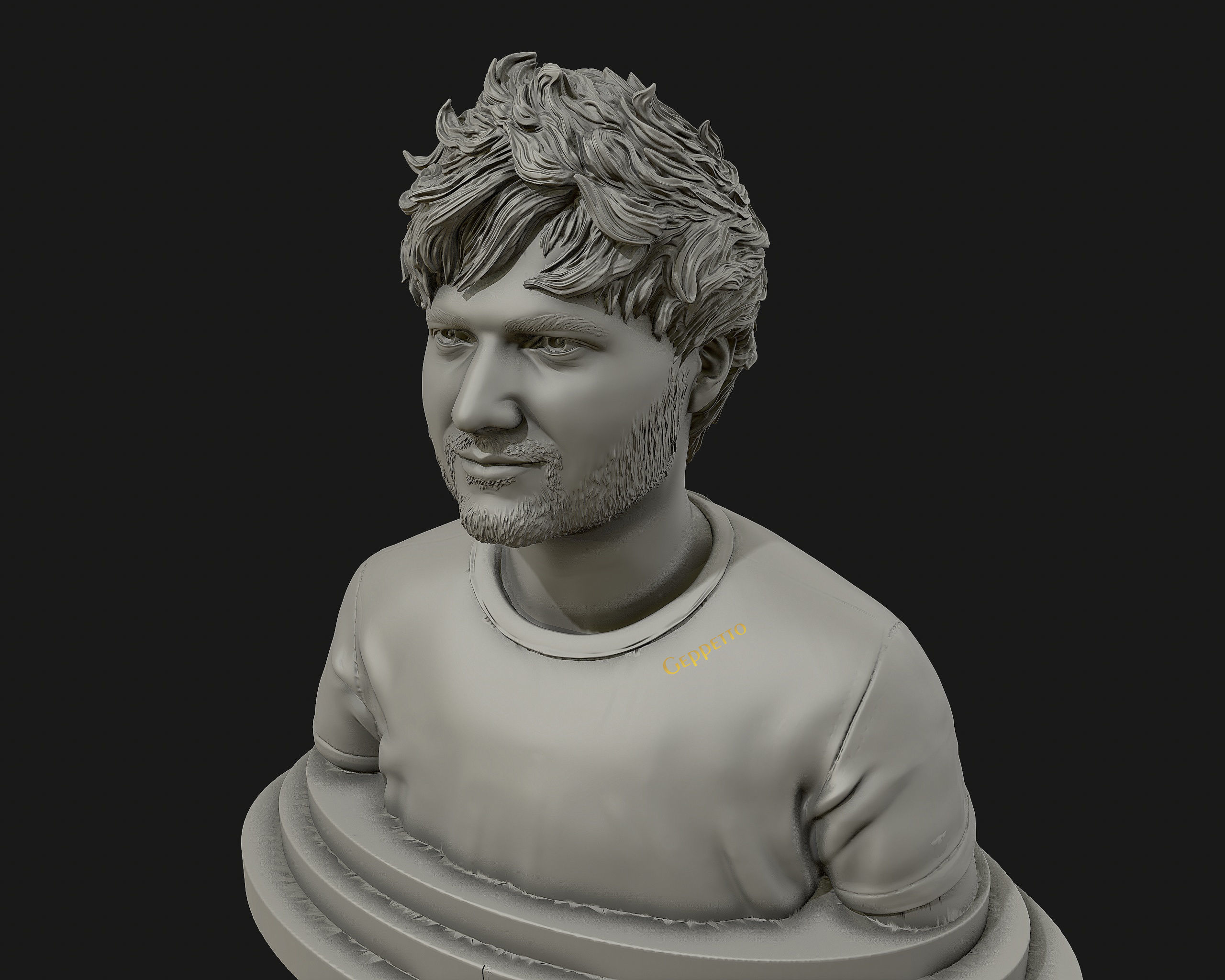 Ed Sheeran sculpture ready to 3D print 3D print model_46