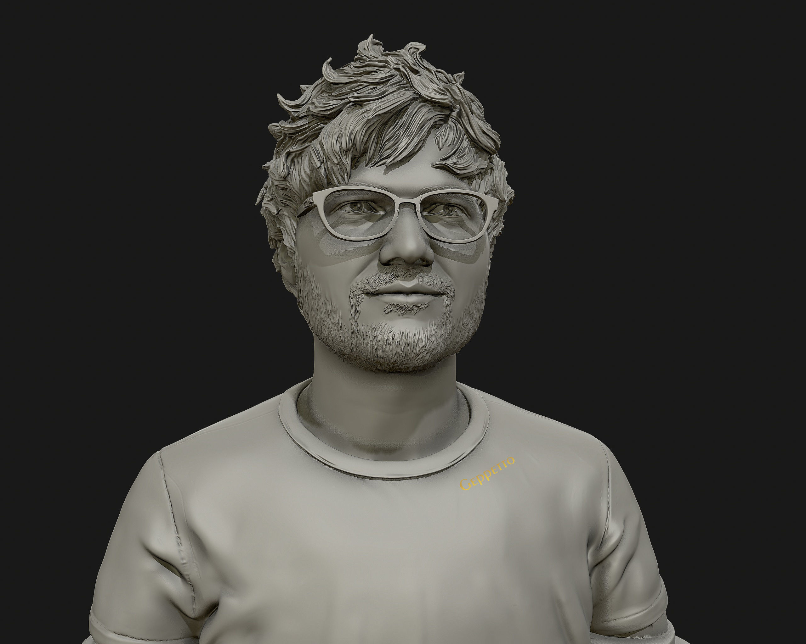 Ed Sheeran sculpture ready to 3D print 3D print model_13