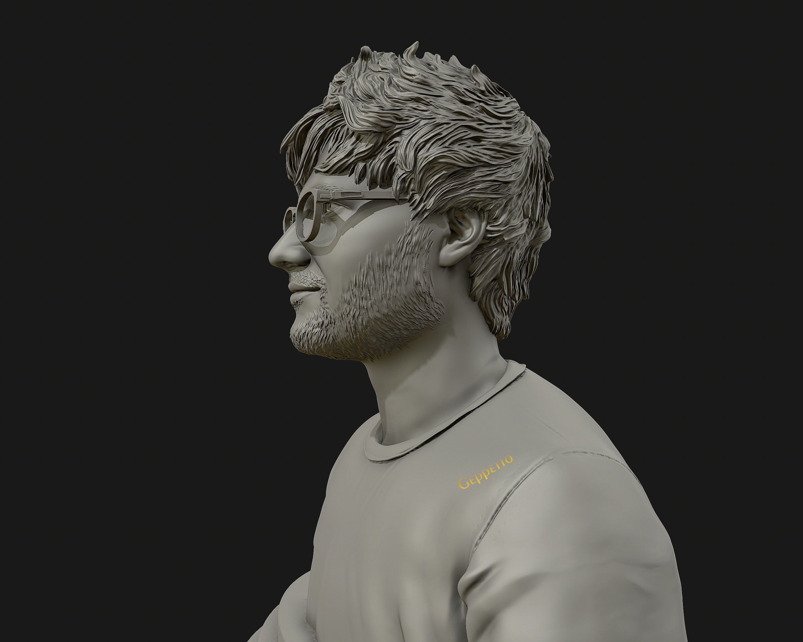 Ed Sheeran sculpture ready to 3D print 3D print model_22