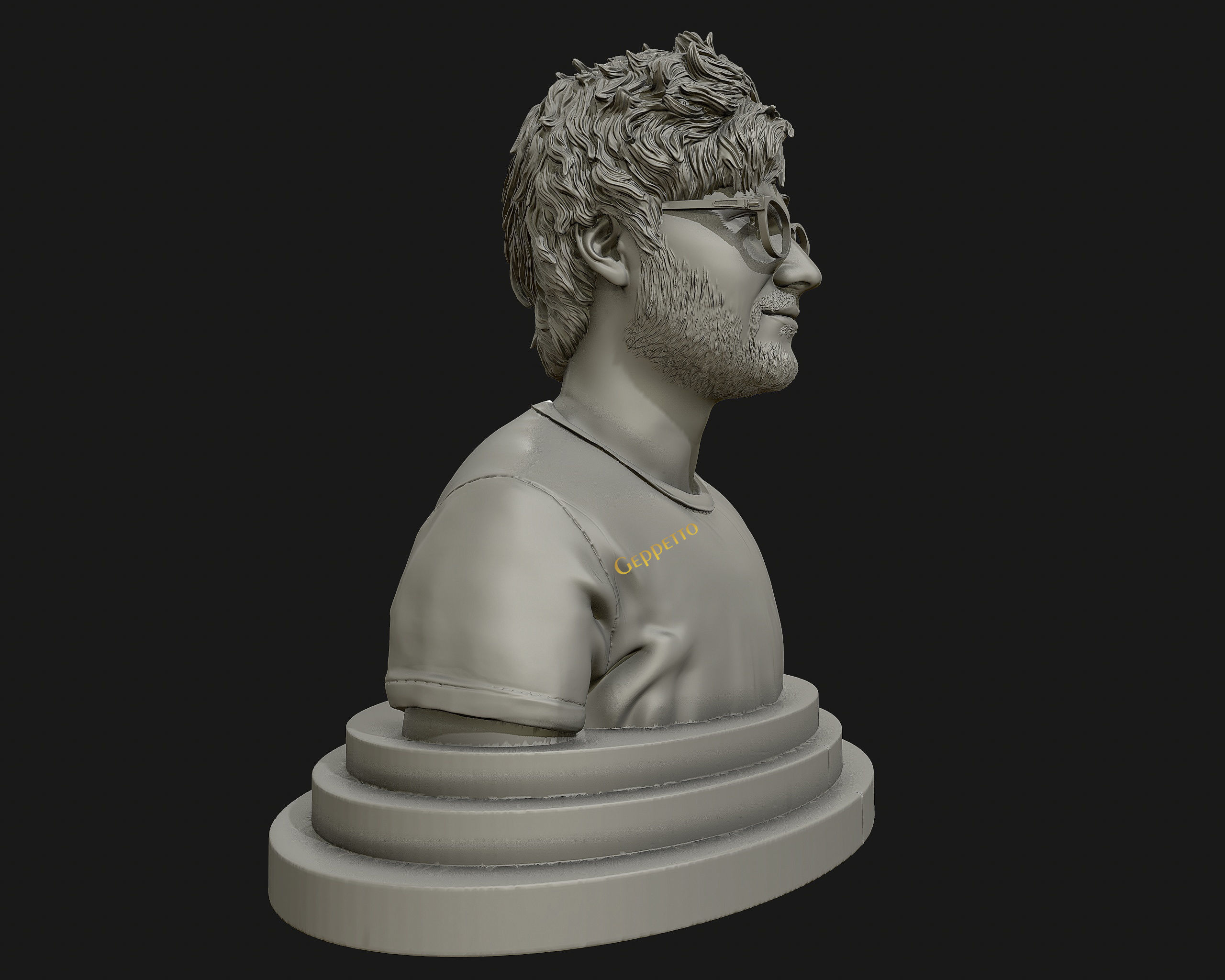 Ed Sheeran sculpture ready to 3D print 3D print model_10