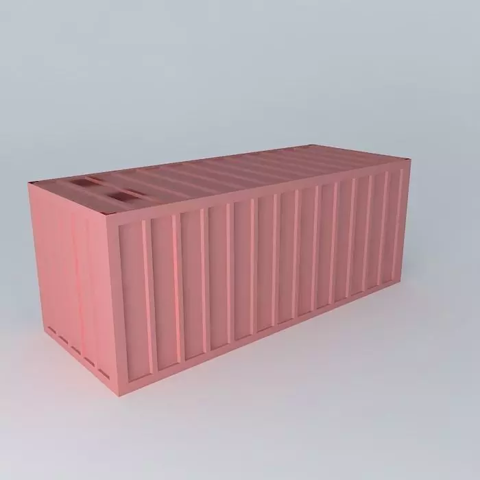 Container shipping Free 3D model