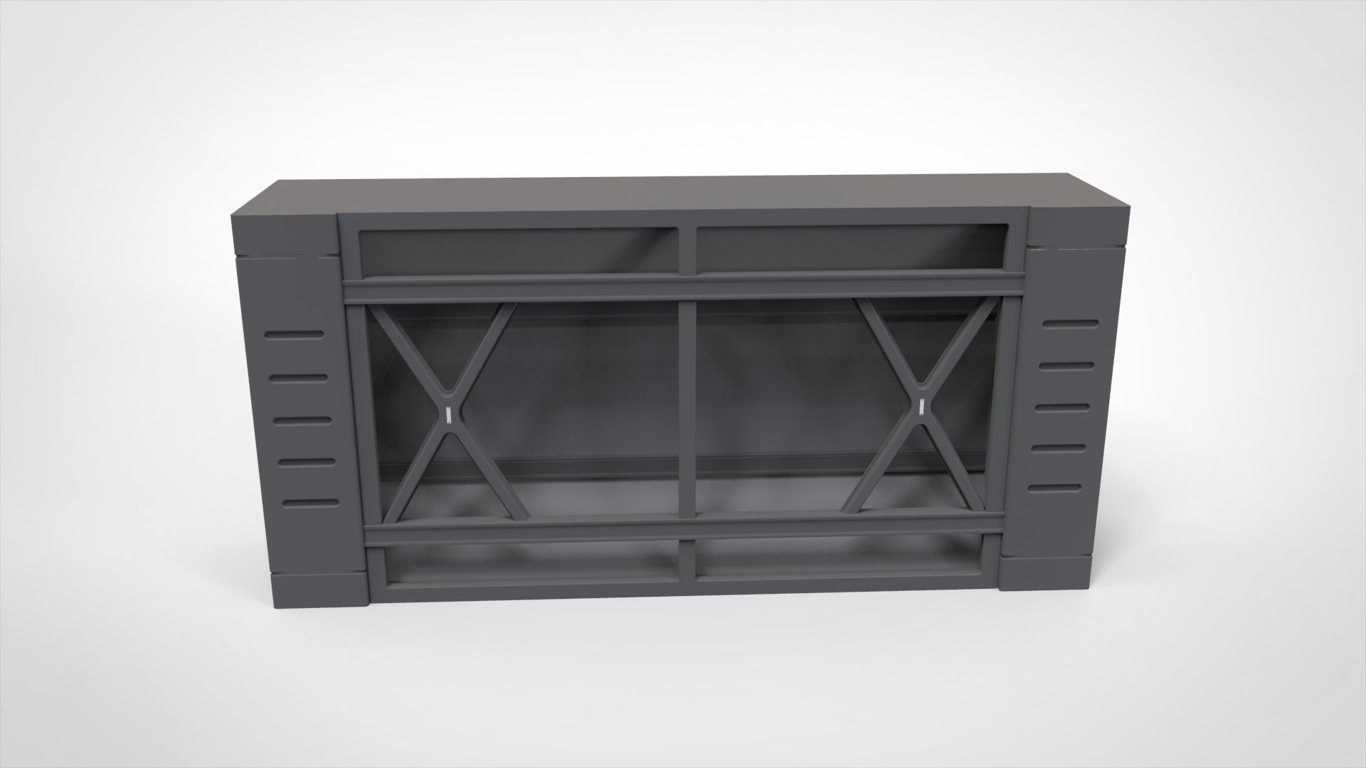 sci-fi Architecture kitbash 2 3D model_15