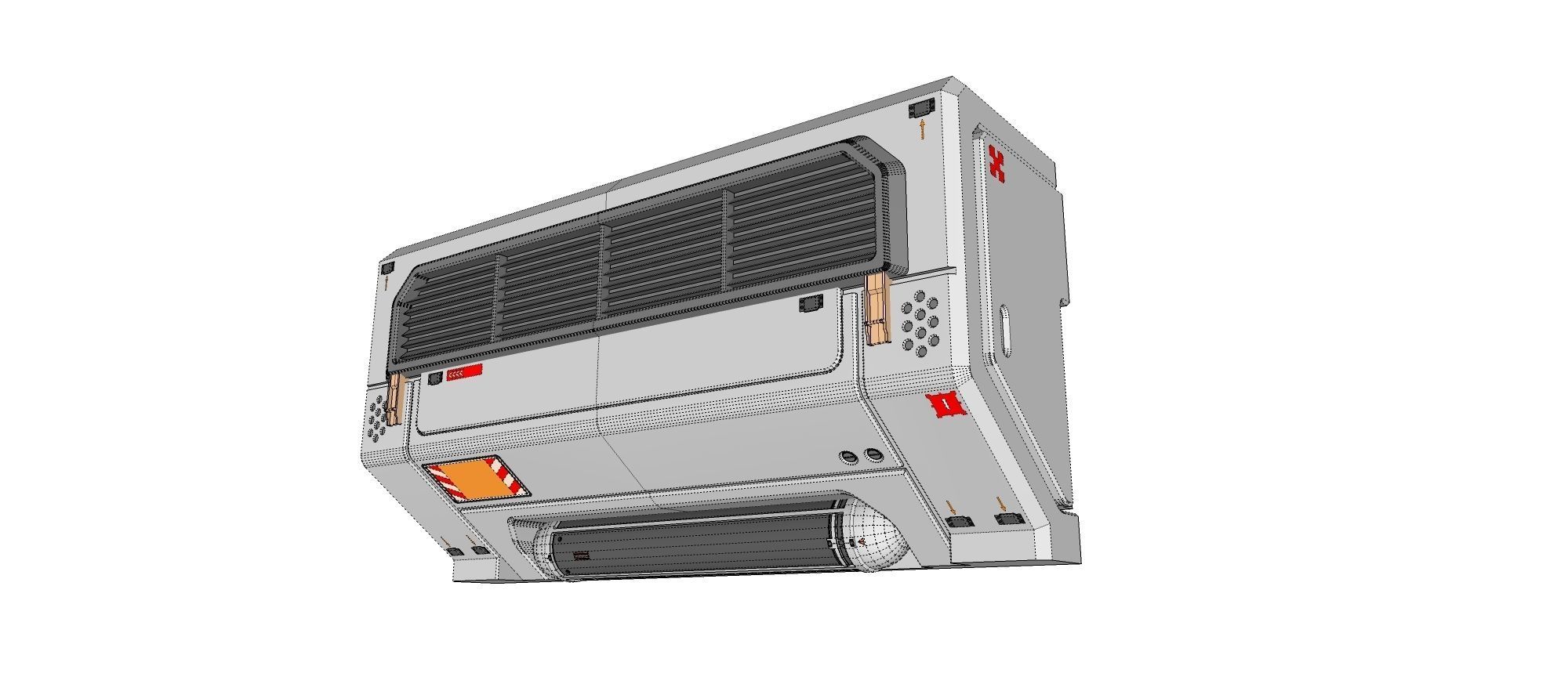 sci-fi Architecture kitbash 2 3D model_28