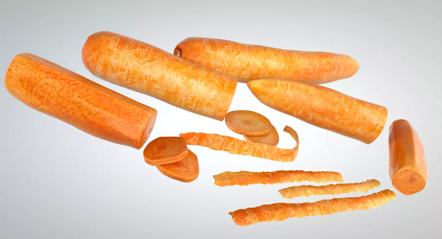 Carrots Pack 3D model_0