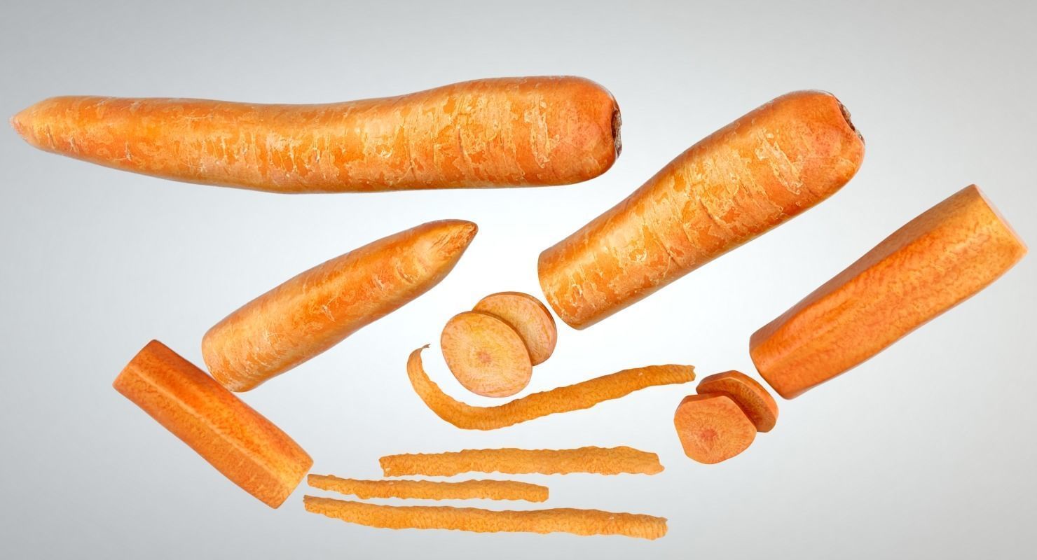 Carrots Pack 3D model_1