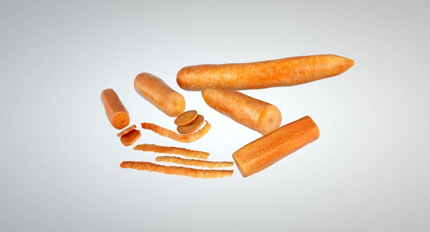 Carrots Pack 3D model_2