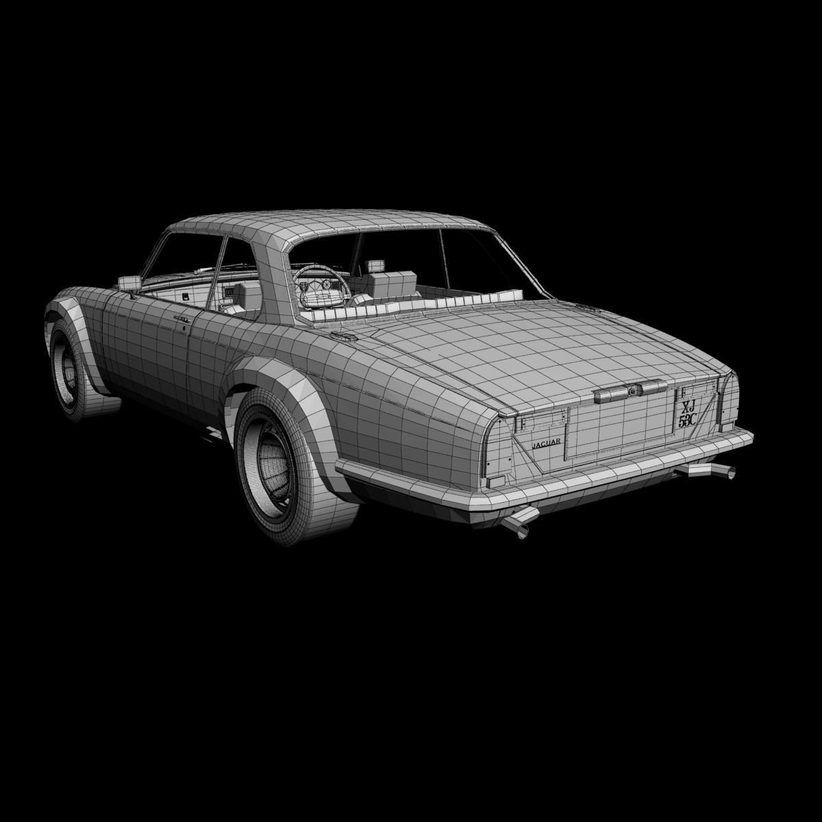 Jaguar XJ12C by Broadspeed 3D model_14