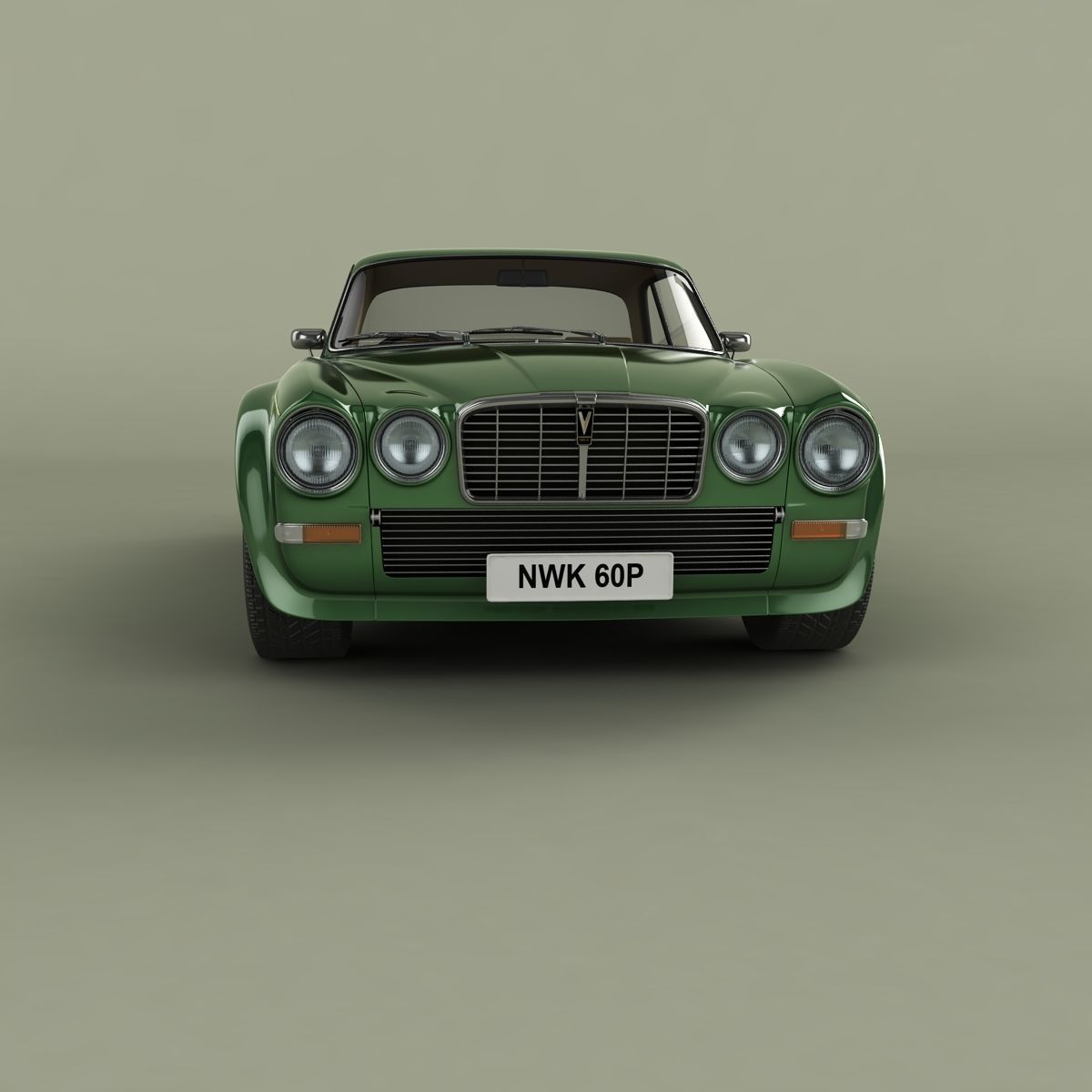 Jaguar XJ12C by Broadspeed 3D model_4