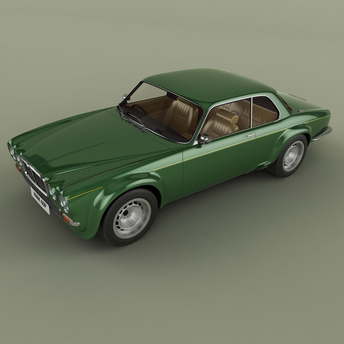Jaguar XJ12C by Broadspeed 3D model_5