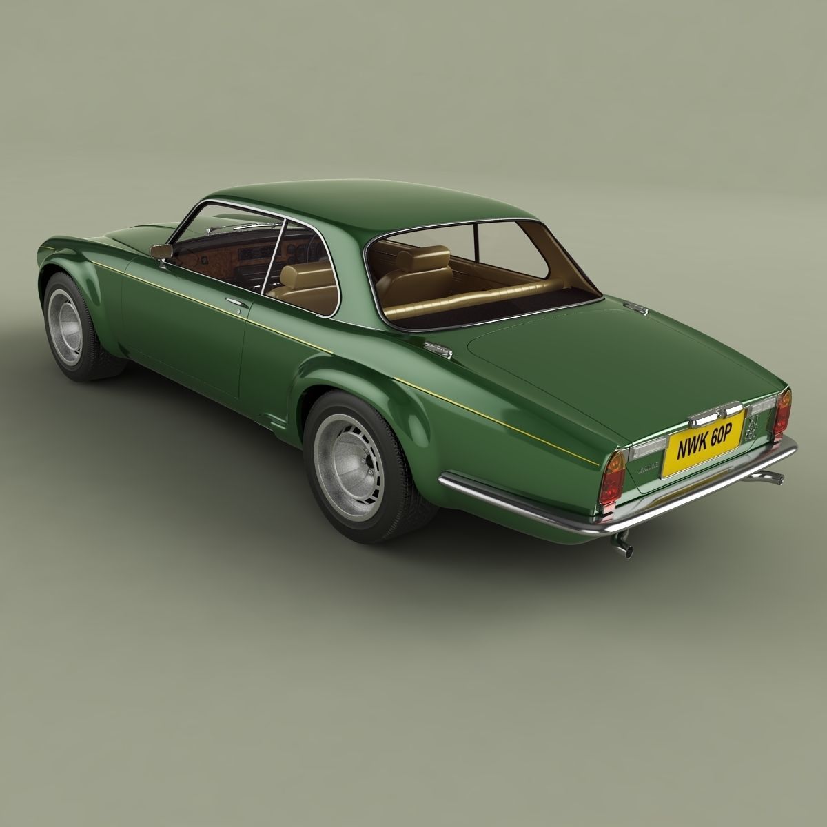 Jaguar XJ12C by Broadspeed 3D model_7
