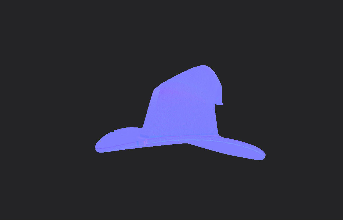 Wizard Hat  Low-poly 3D model_7