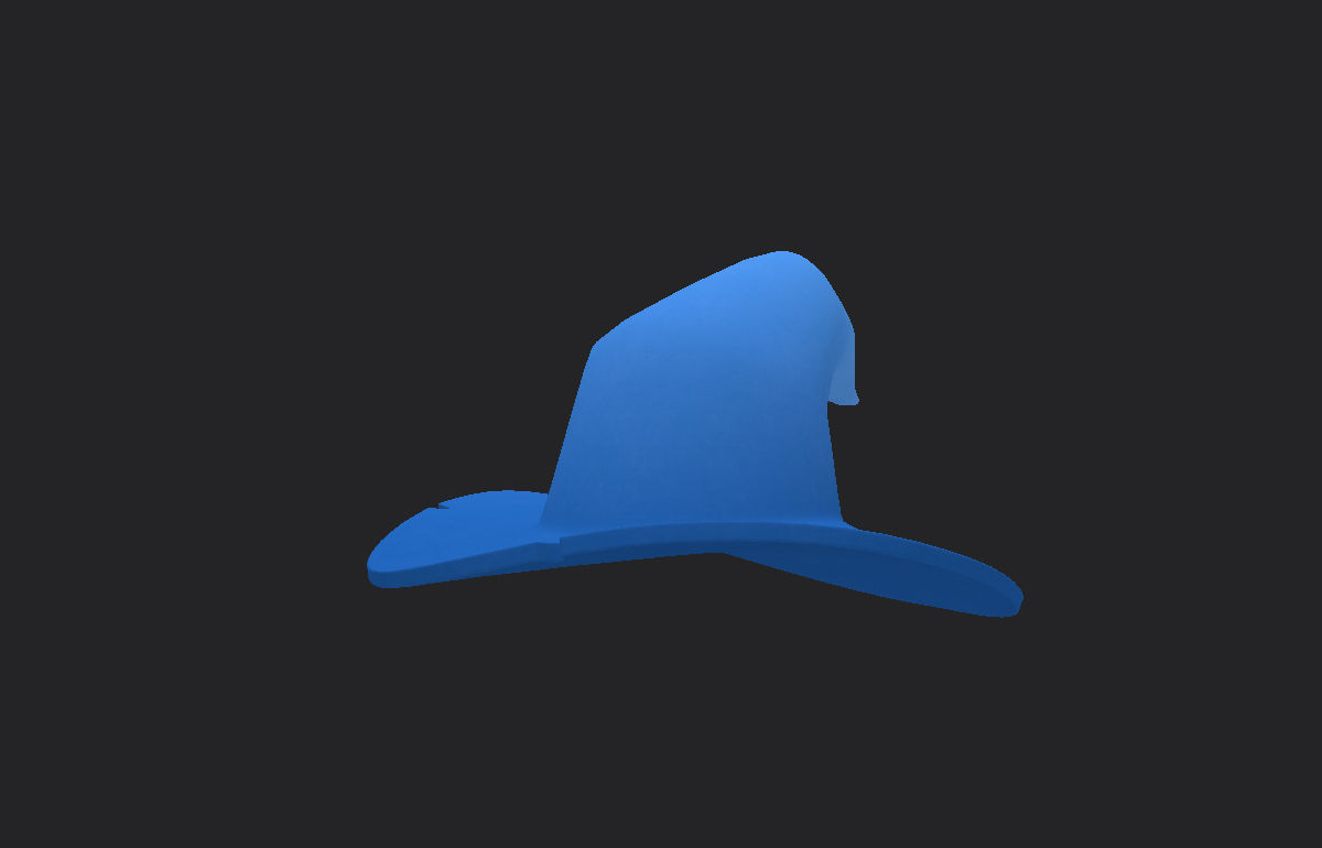Wizard Hat  Low-poly 3D model_6
