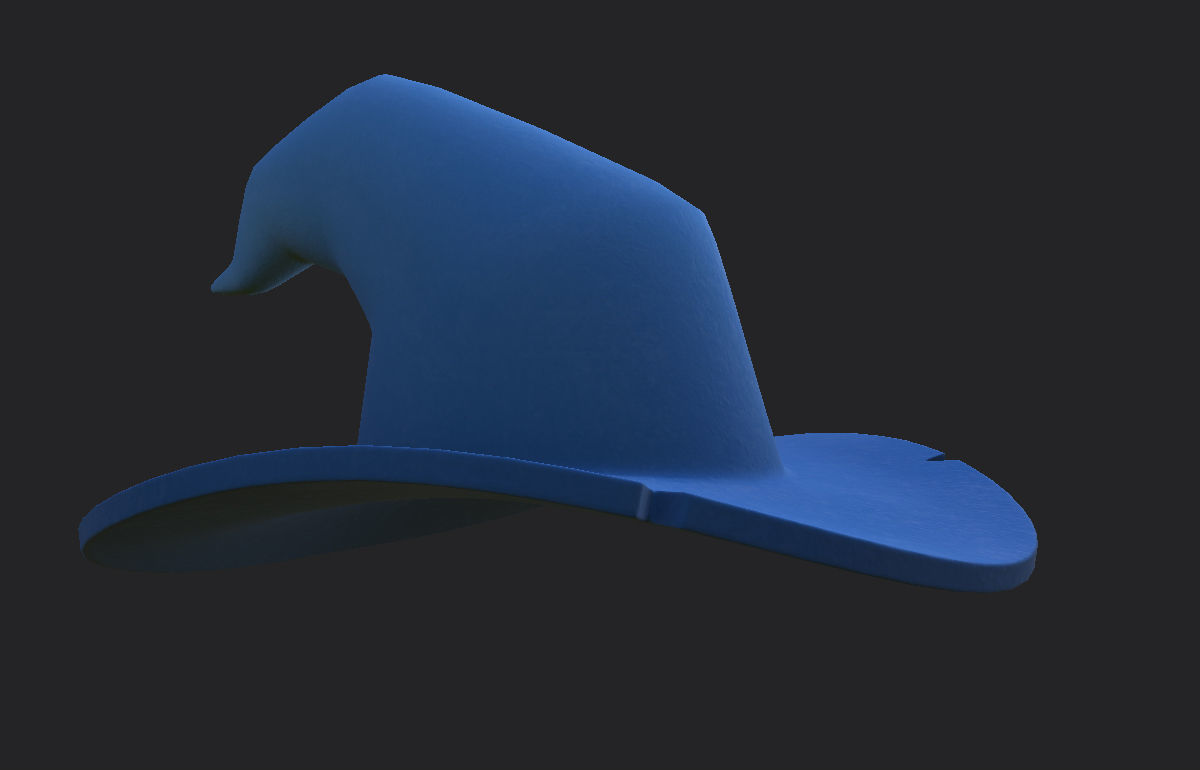 Wizard Hat  Low-poly 3D model_19