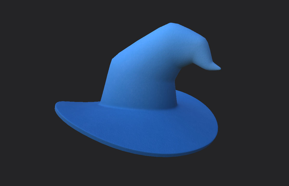 Wizard Hat  Low-poly 3D model_15