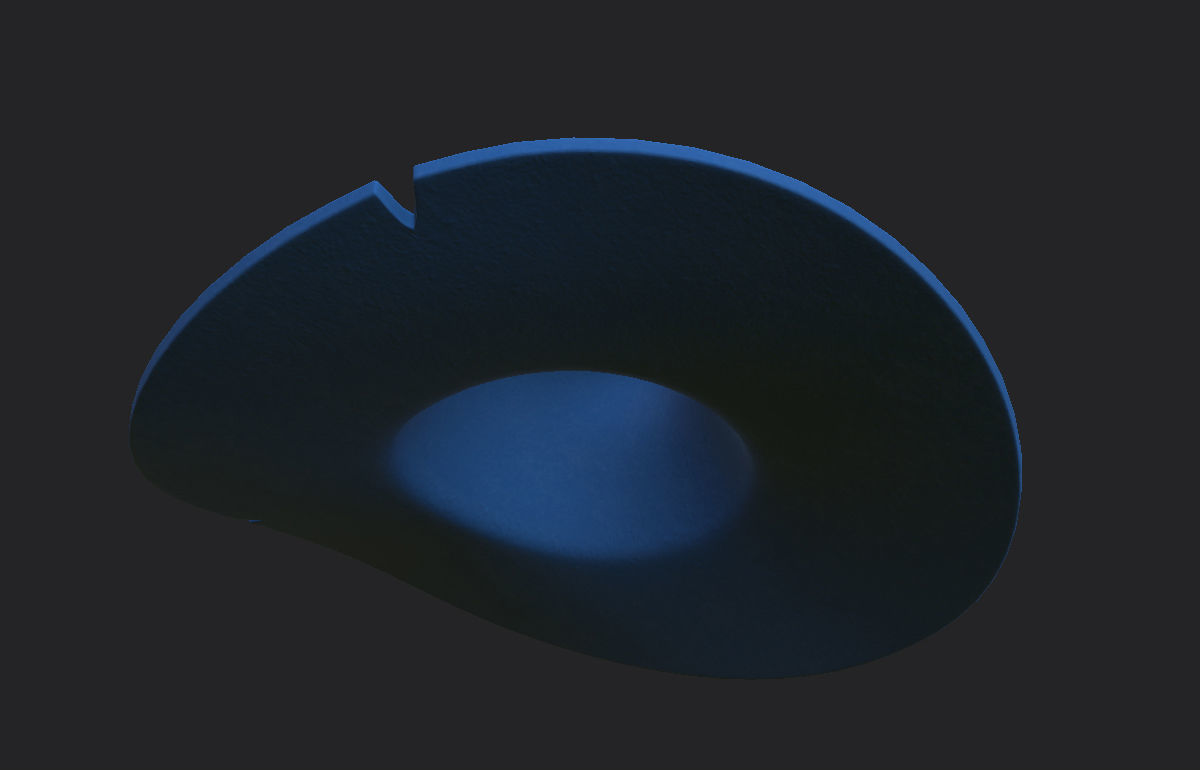 Wizard Hat  Low-poly 3D model_16