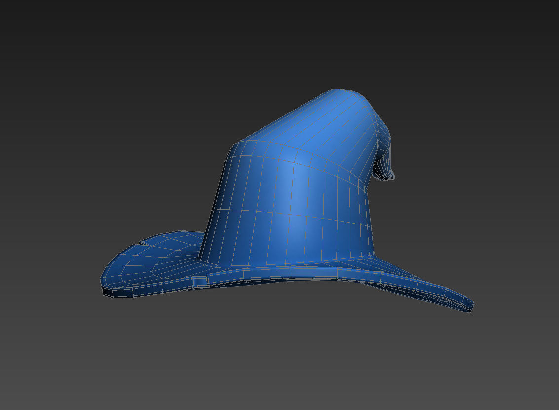Wizard Hat  Low-poly 3D model_2