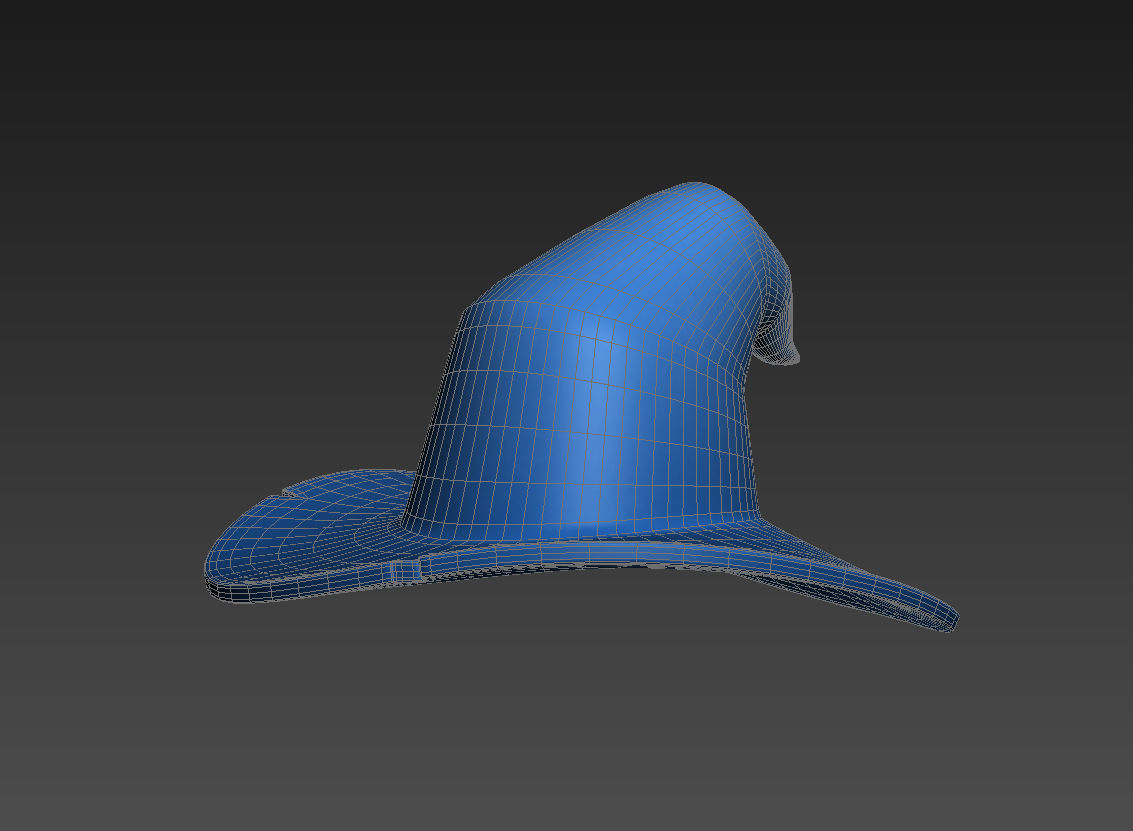 Wizard Hat  Low-poly 3D model_3