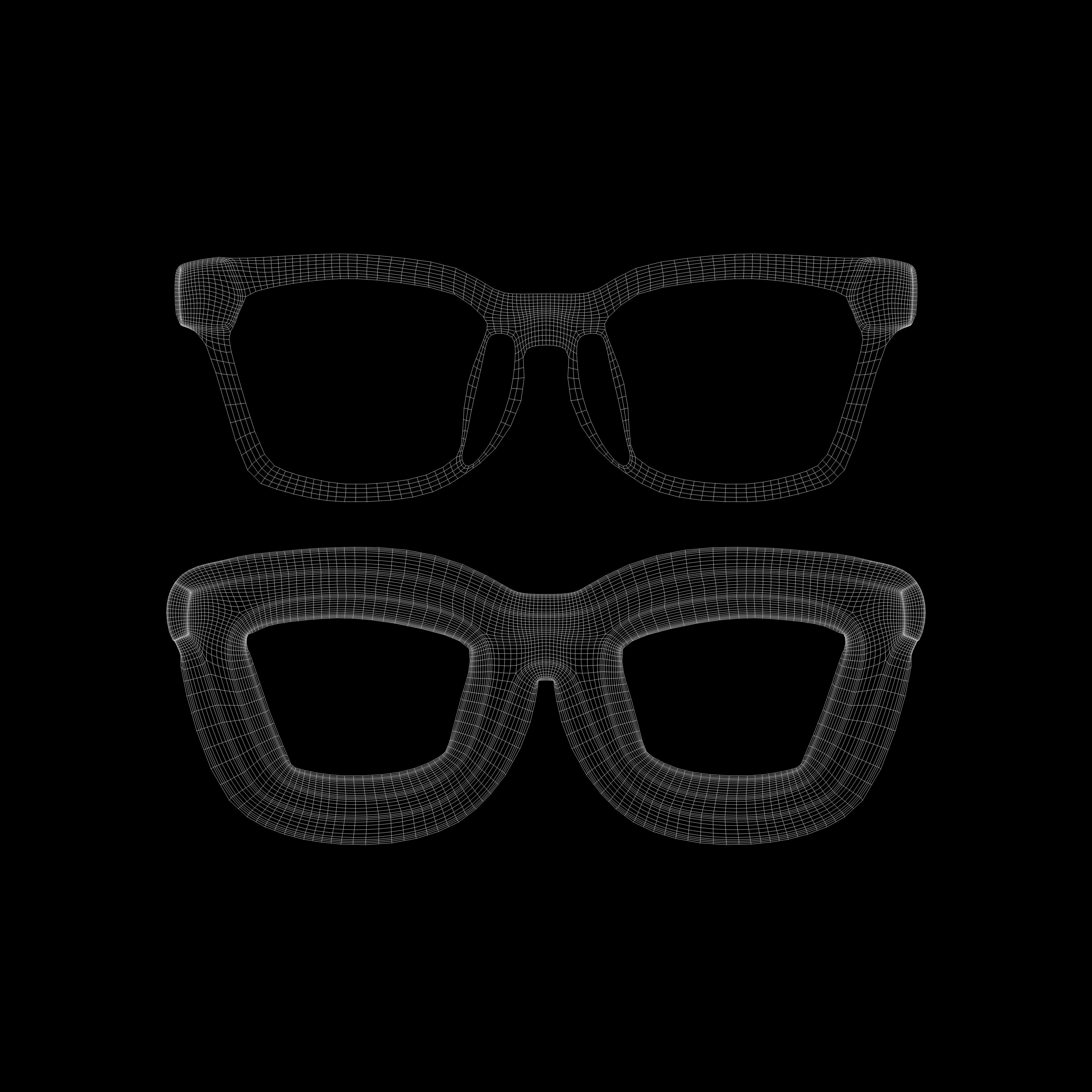 Eyeglasses for Men and Women 3D print model_13