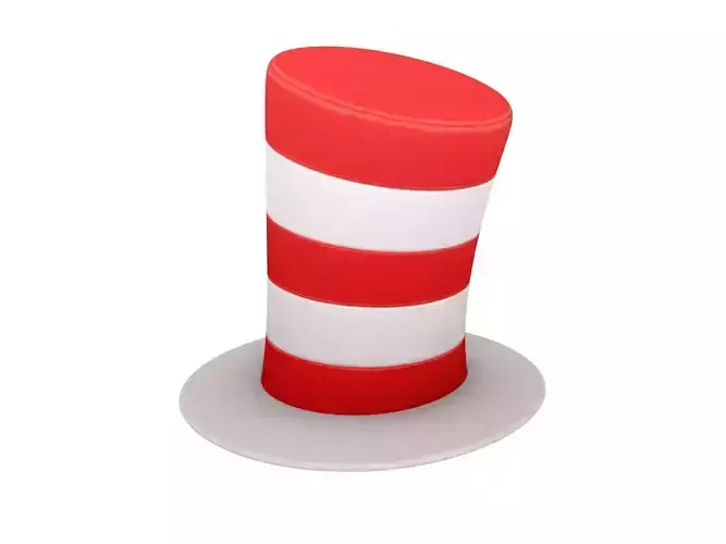 Striped Top Hat