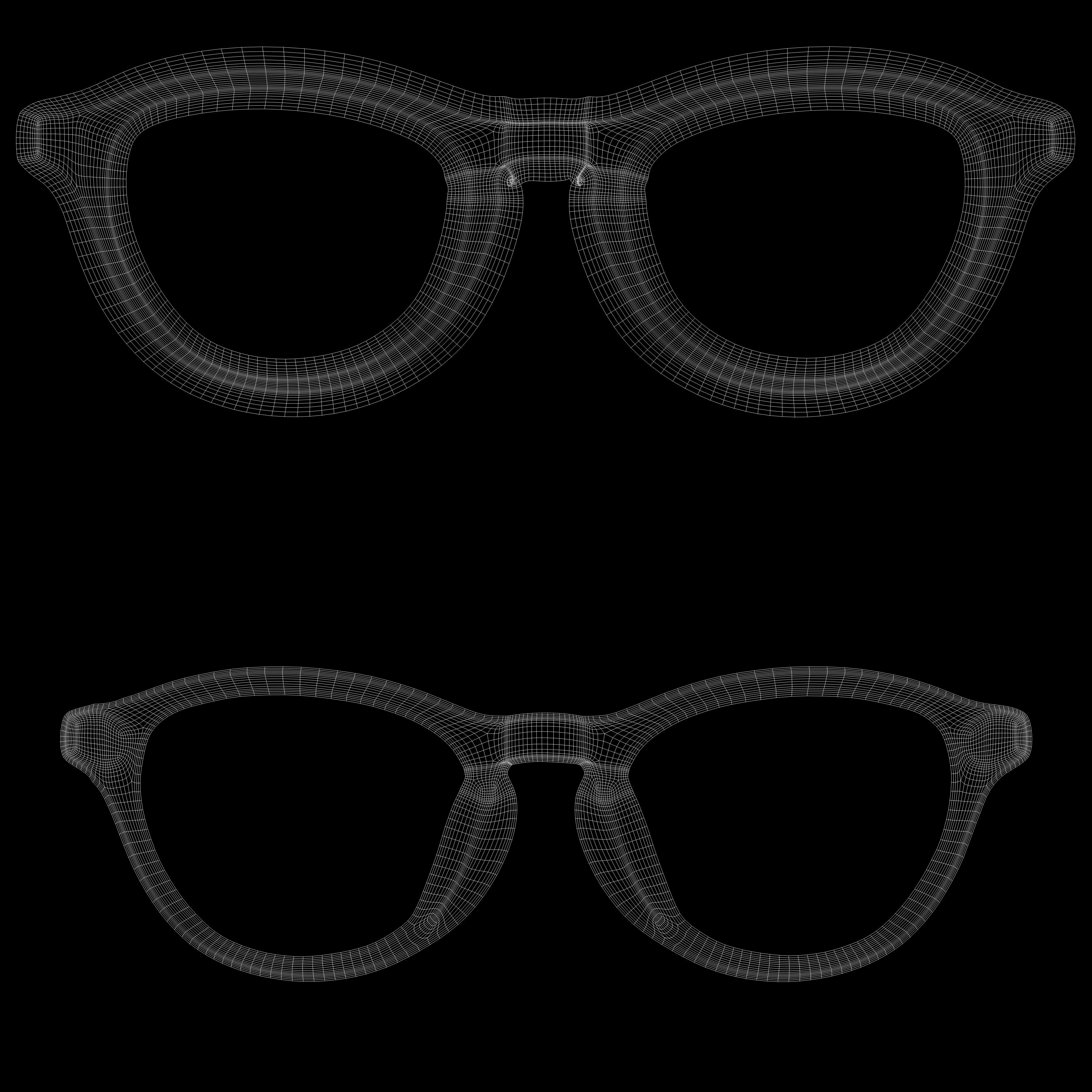 Eyeglasses for Men and Women 3D print model_14
