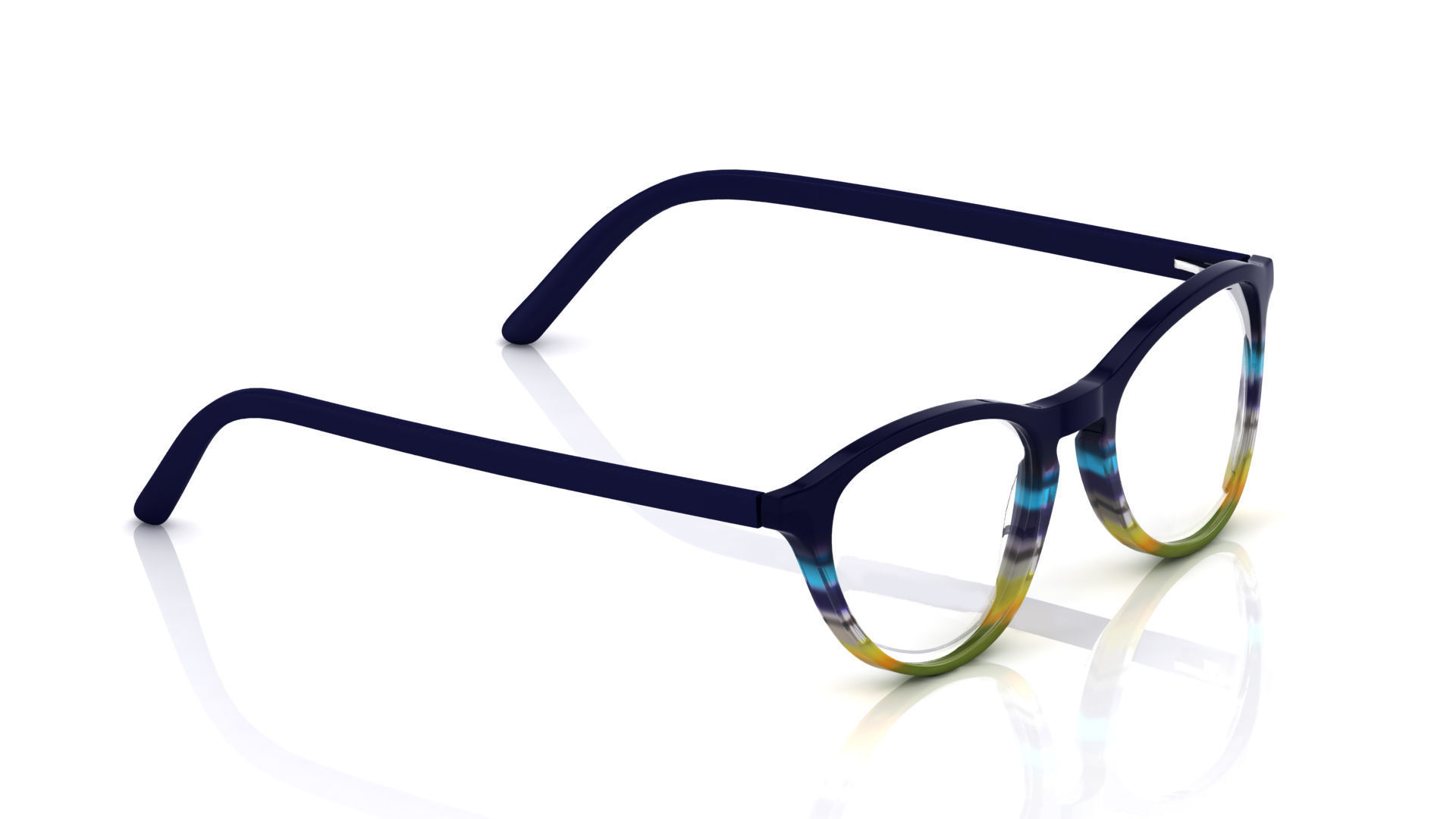 Eyeglasses for Men and Women 3D print model_3
