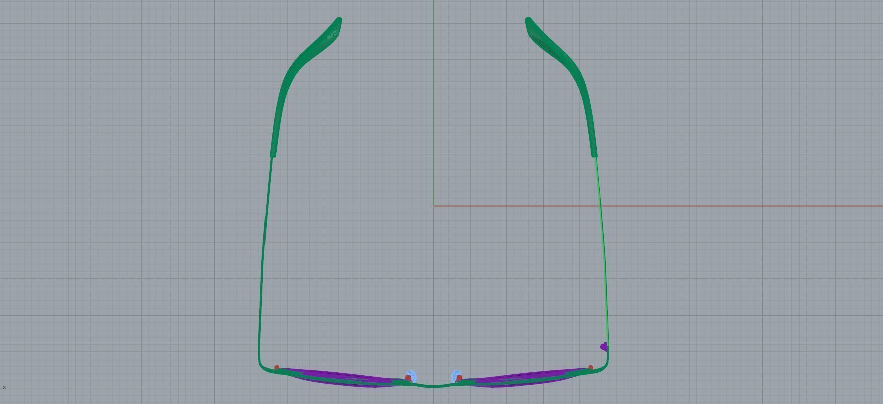 Eyeglasses for Men and Women 3D print model_5