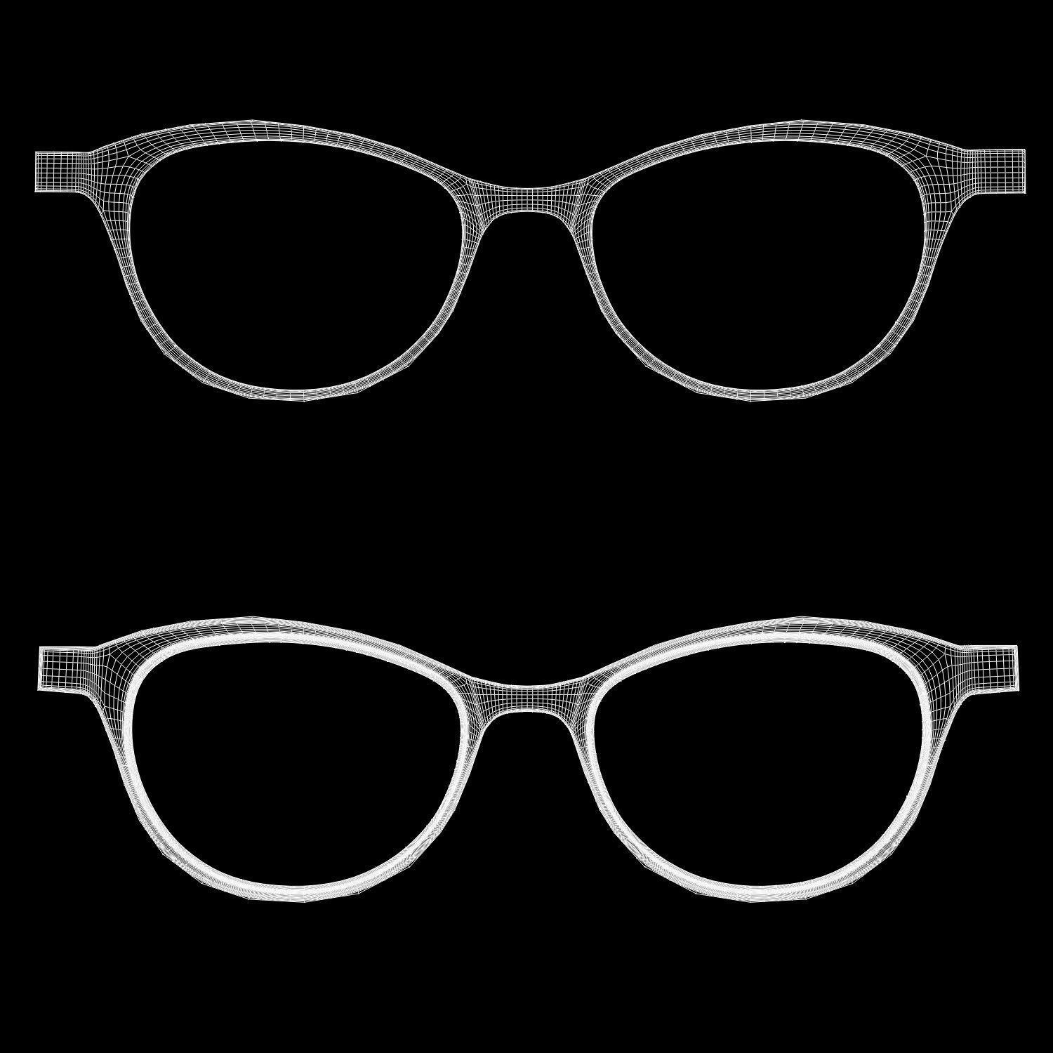 Eyeglasses for Men and Women 3D print model_13