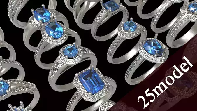 Ring pack 3D print models