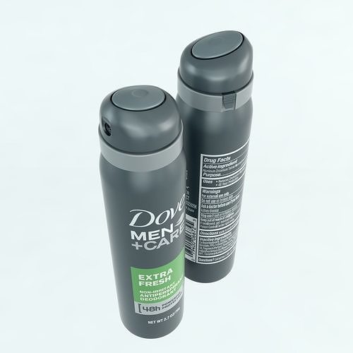 Dove Spray Low-poly 3D model