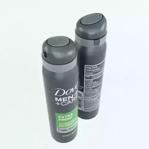 Dove Spray Low-poly 3D model