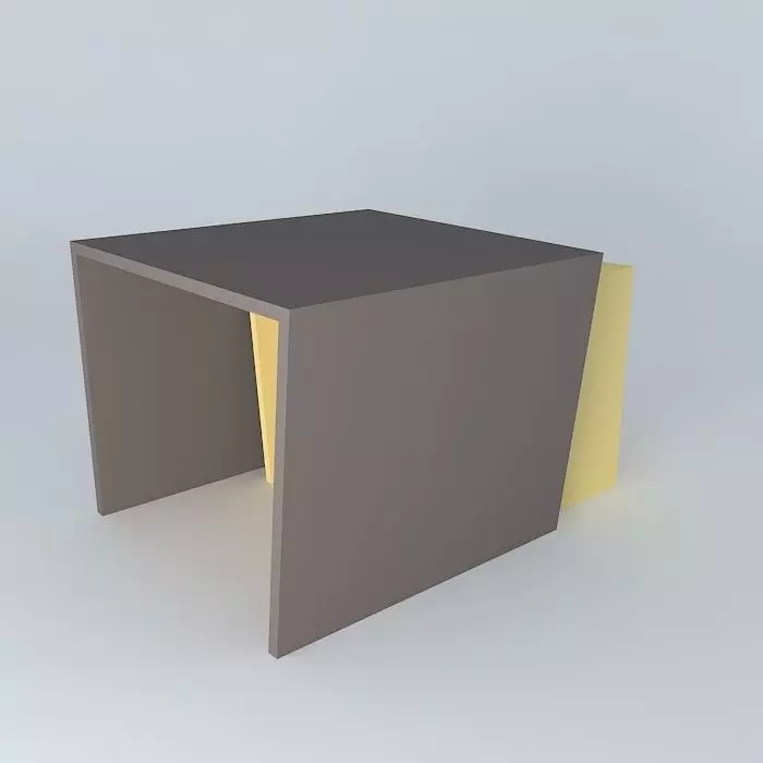 Mesa Lateral Trapeze Free 3D model_0