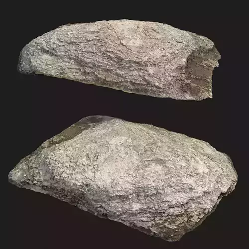 Stone rock eroded scan E