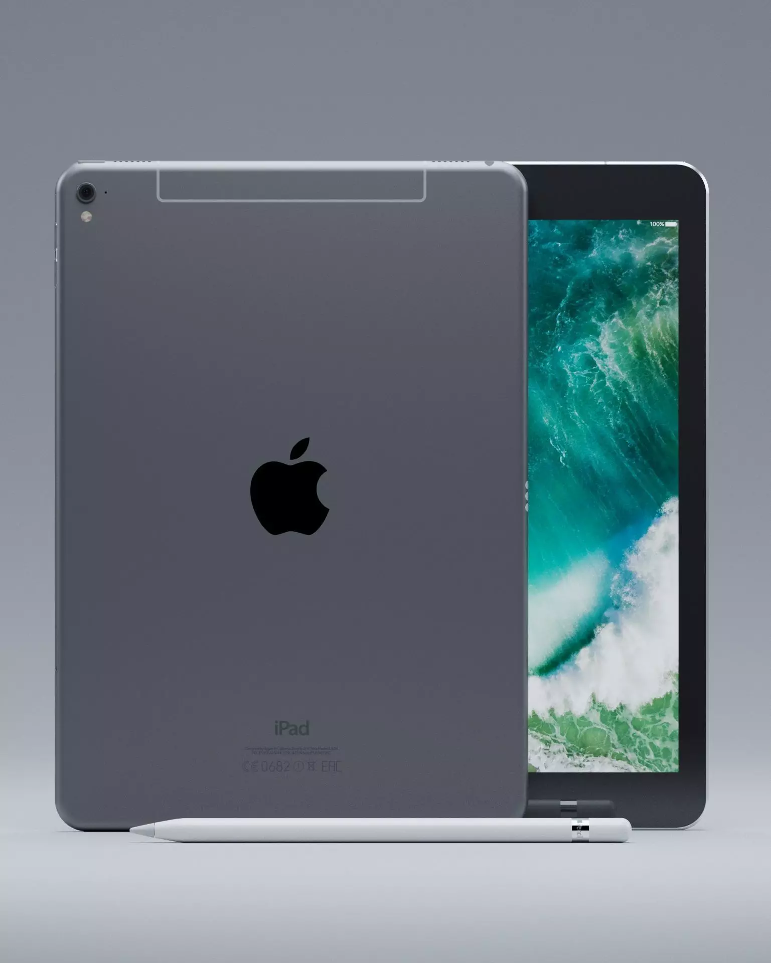 iPad Pro 9-7 inch 3D model_0