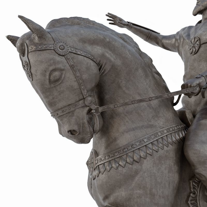 Realistic 3d model of the monument of Amir Temur 3D model_4