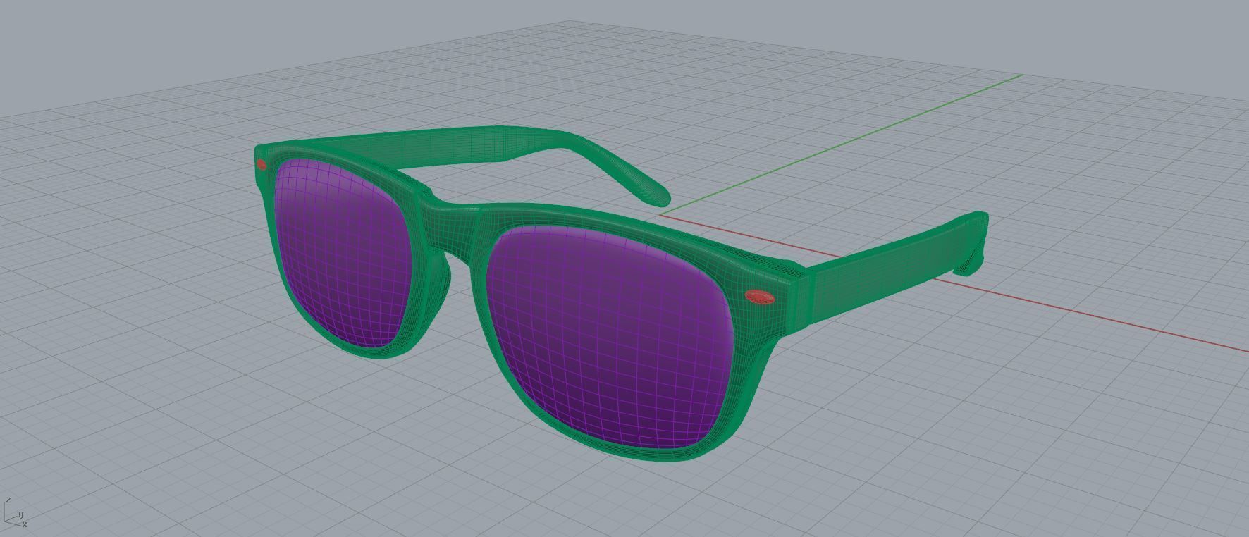 Eyeglasses for Men and Women 3D print model_6
