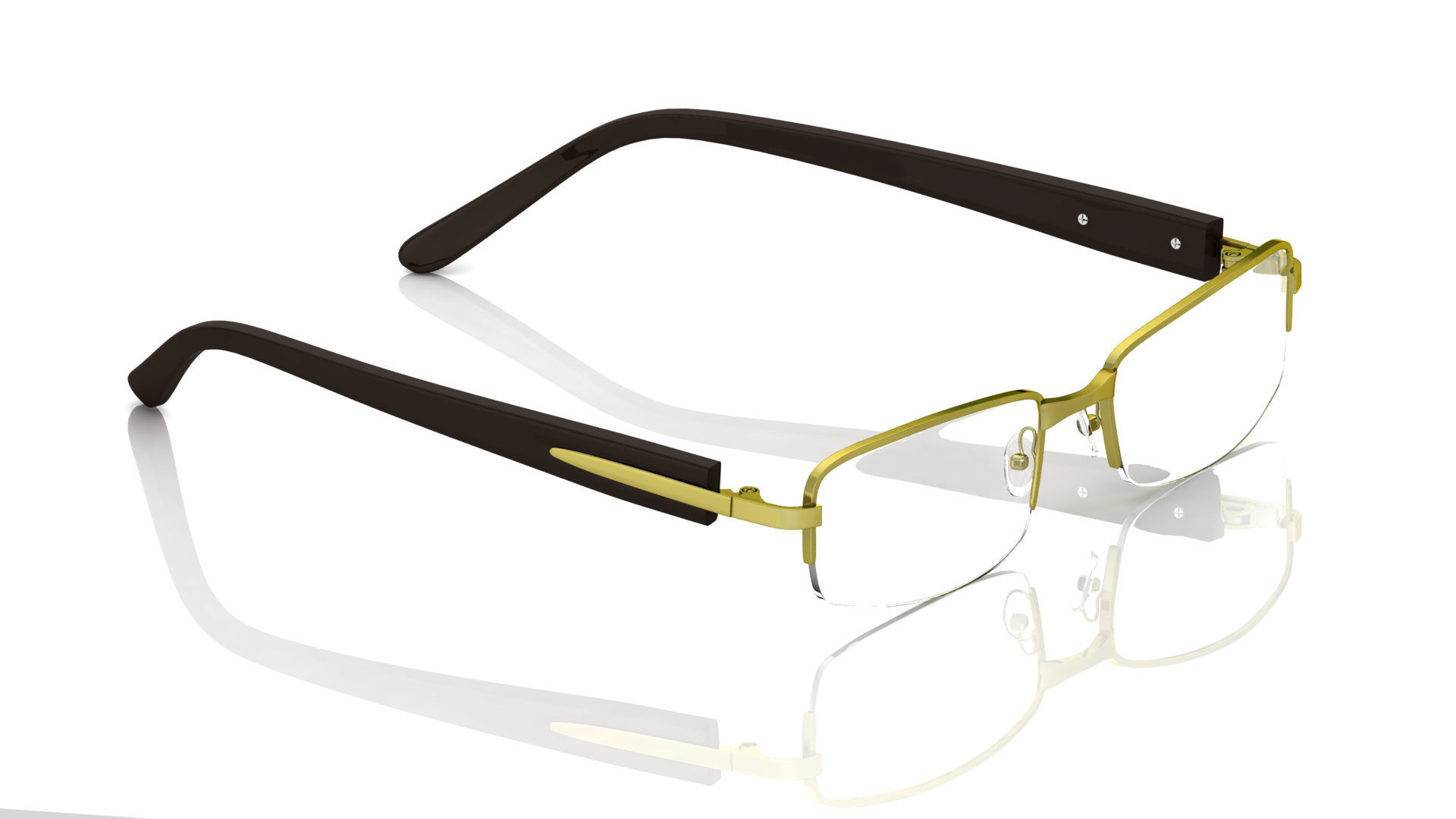 Eyeglasses for Men and Women 3D print model_3